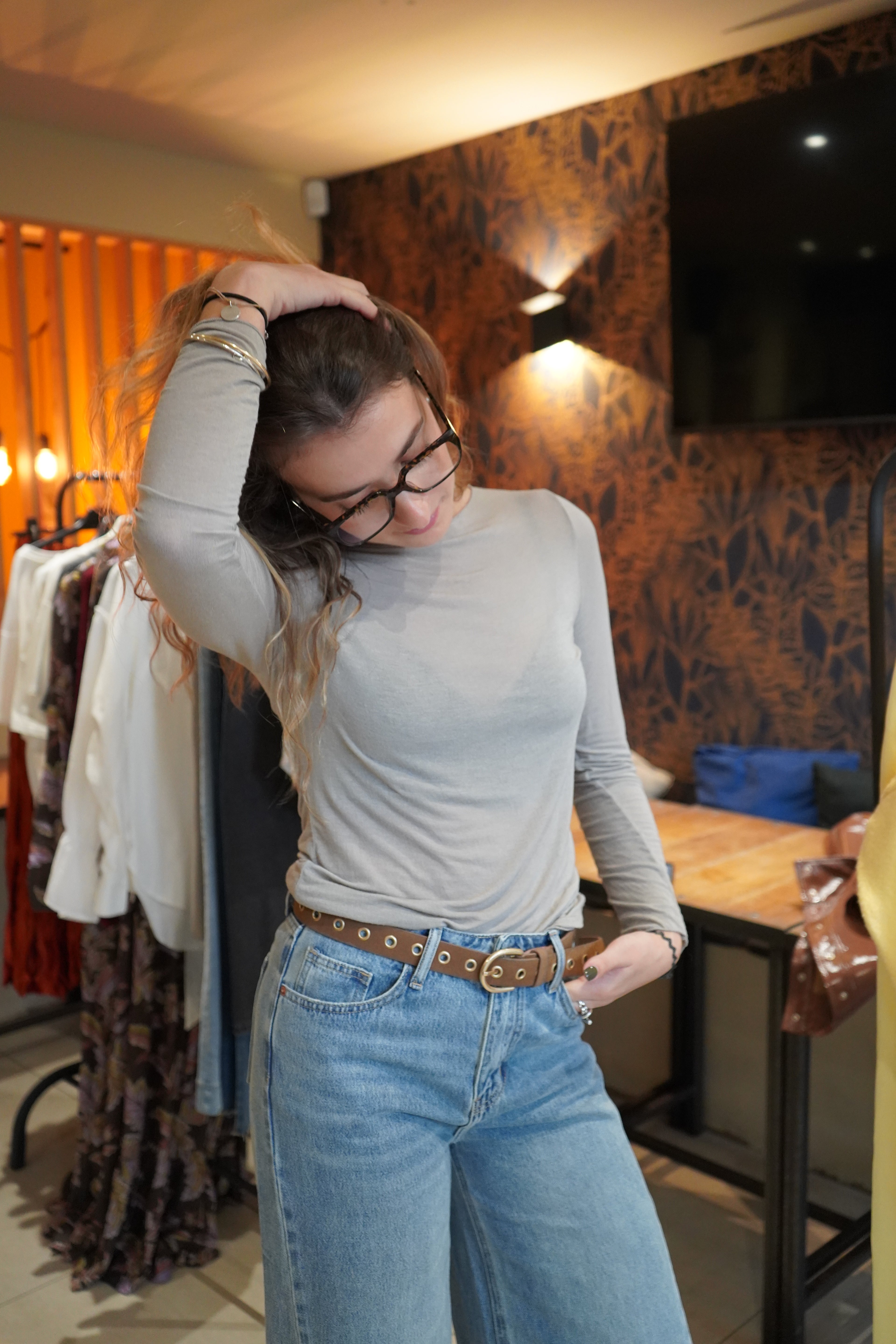 TOP CACHEMIRE - BEIGE