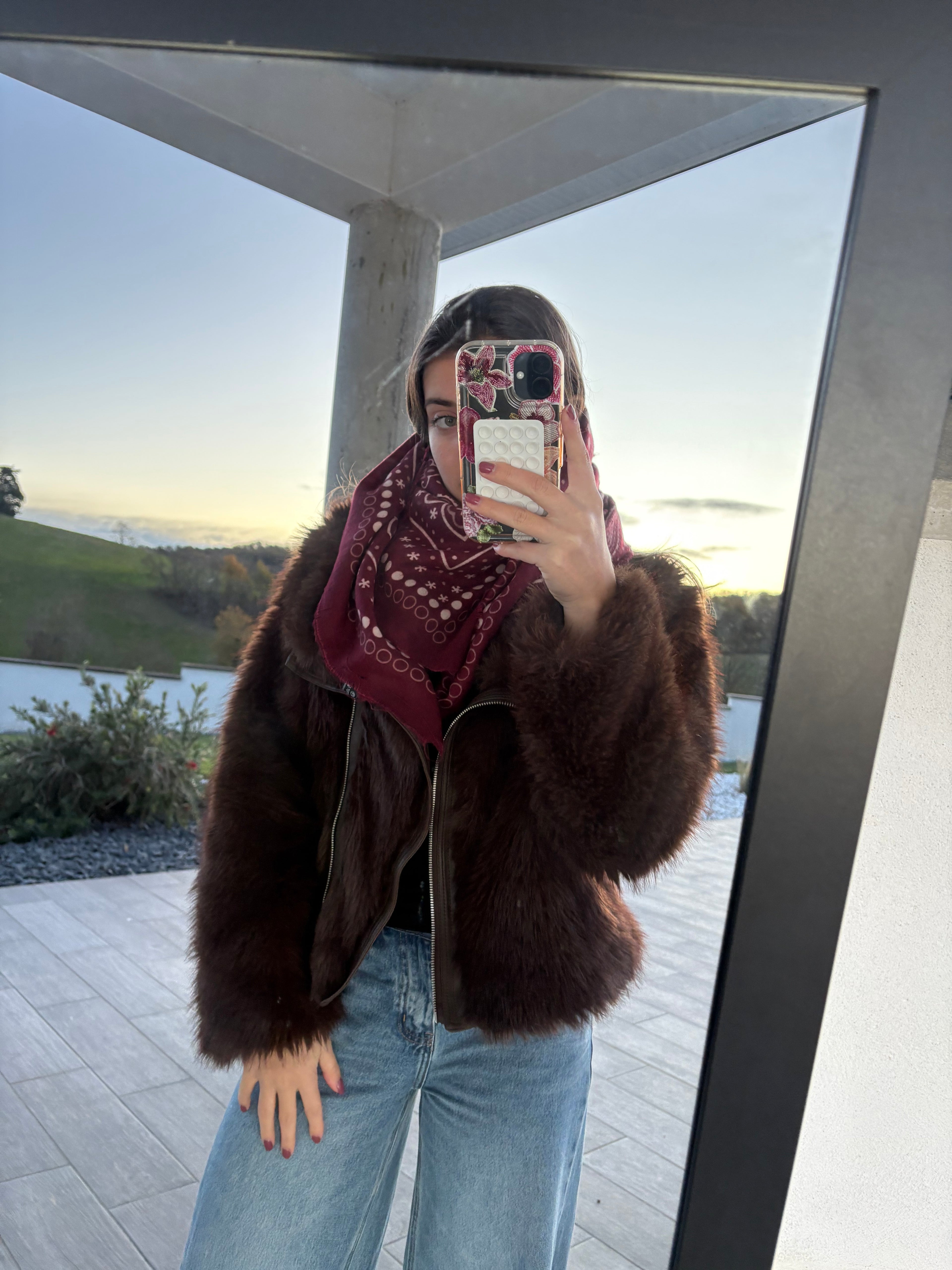 ÉCHARPE ROXANE - BORDEAUX