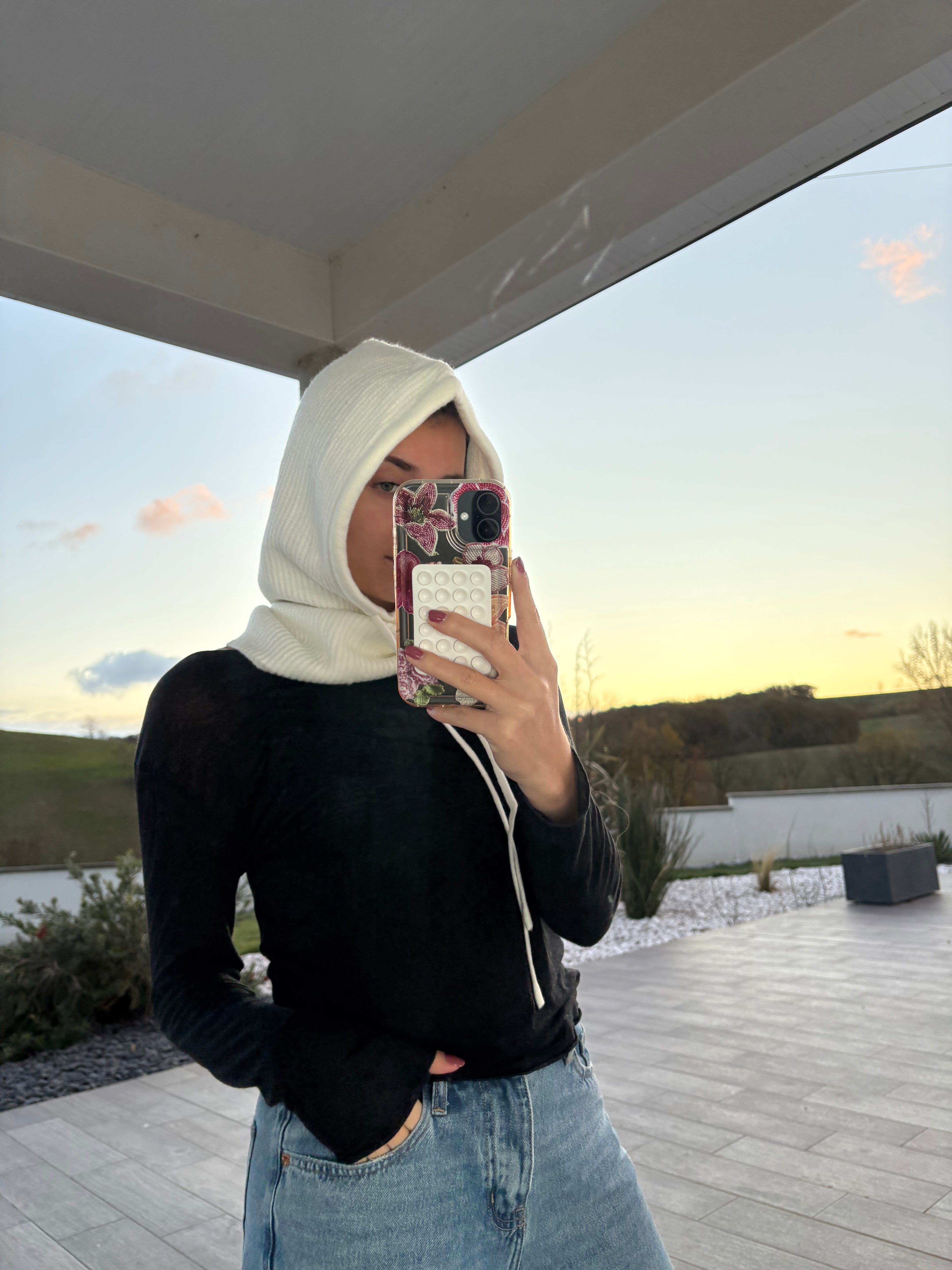 CAGOULE IRIS - BLANC