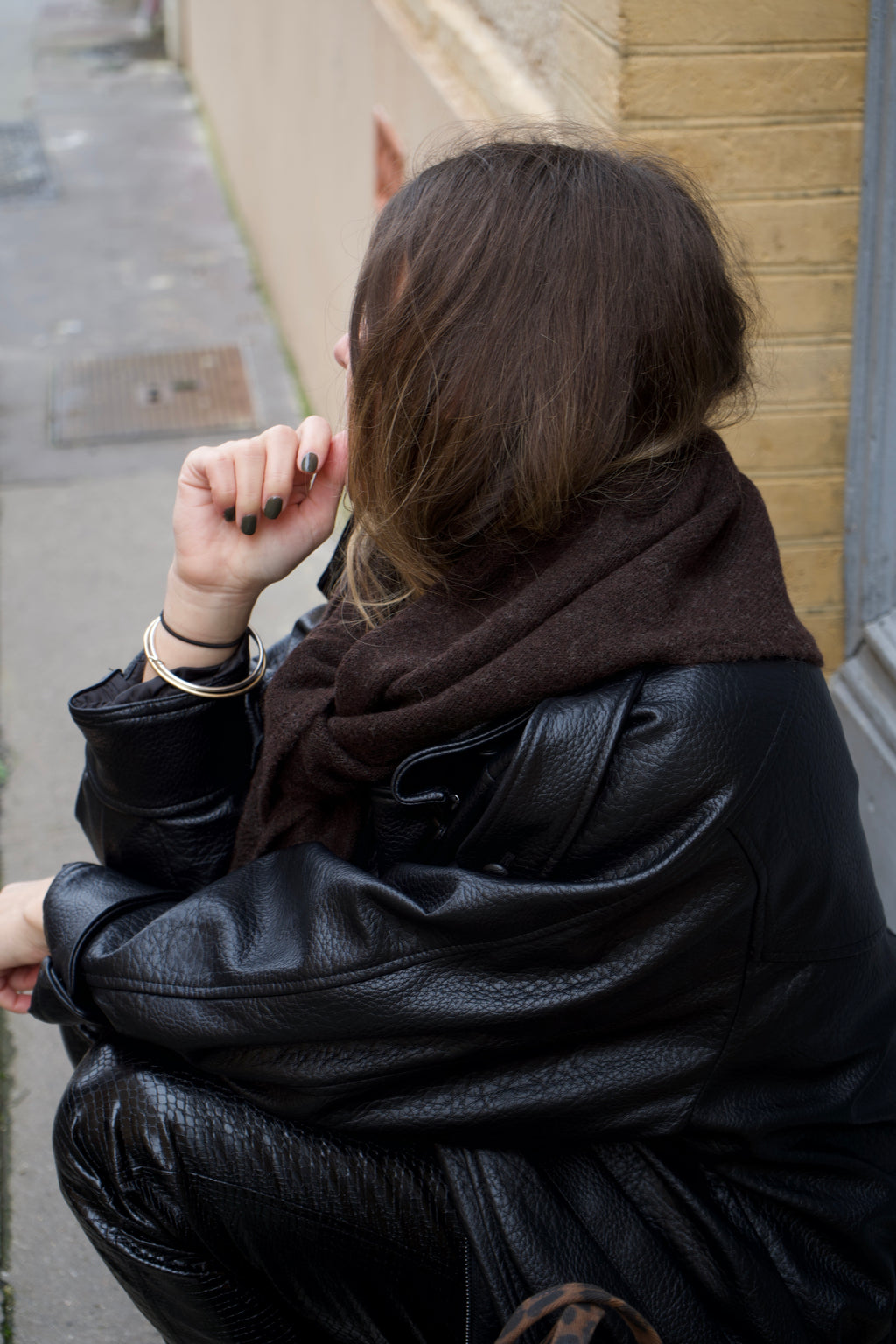 FOULARD MARRON