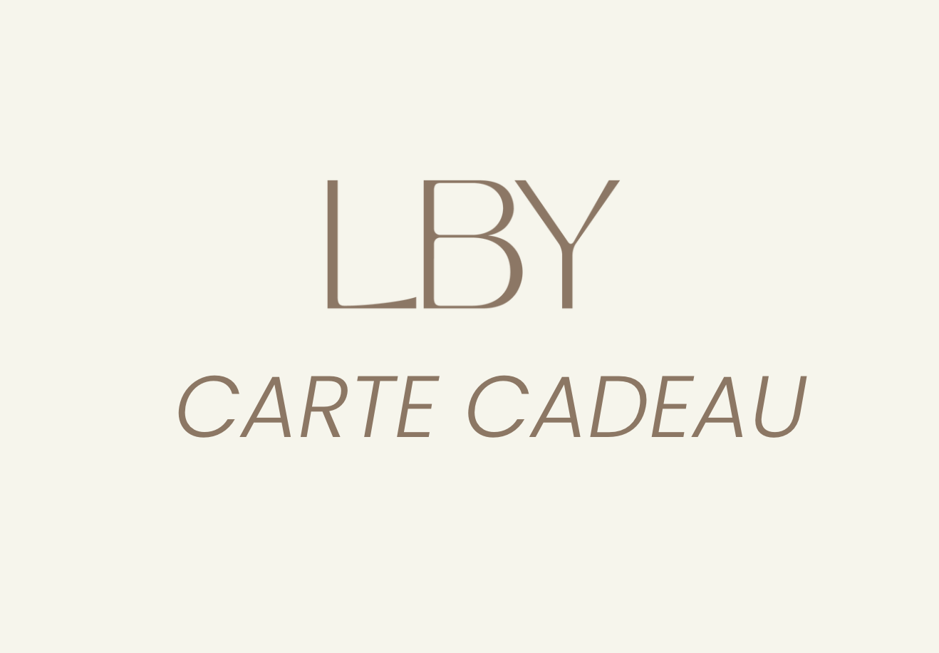 CARTE CADEAU