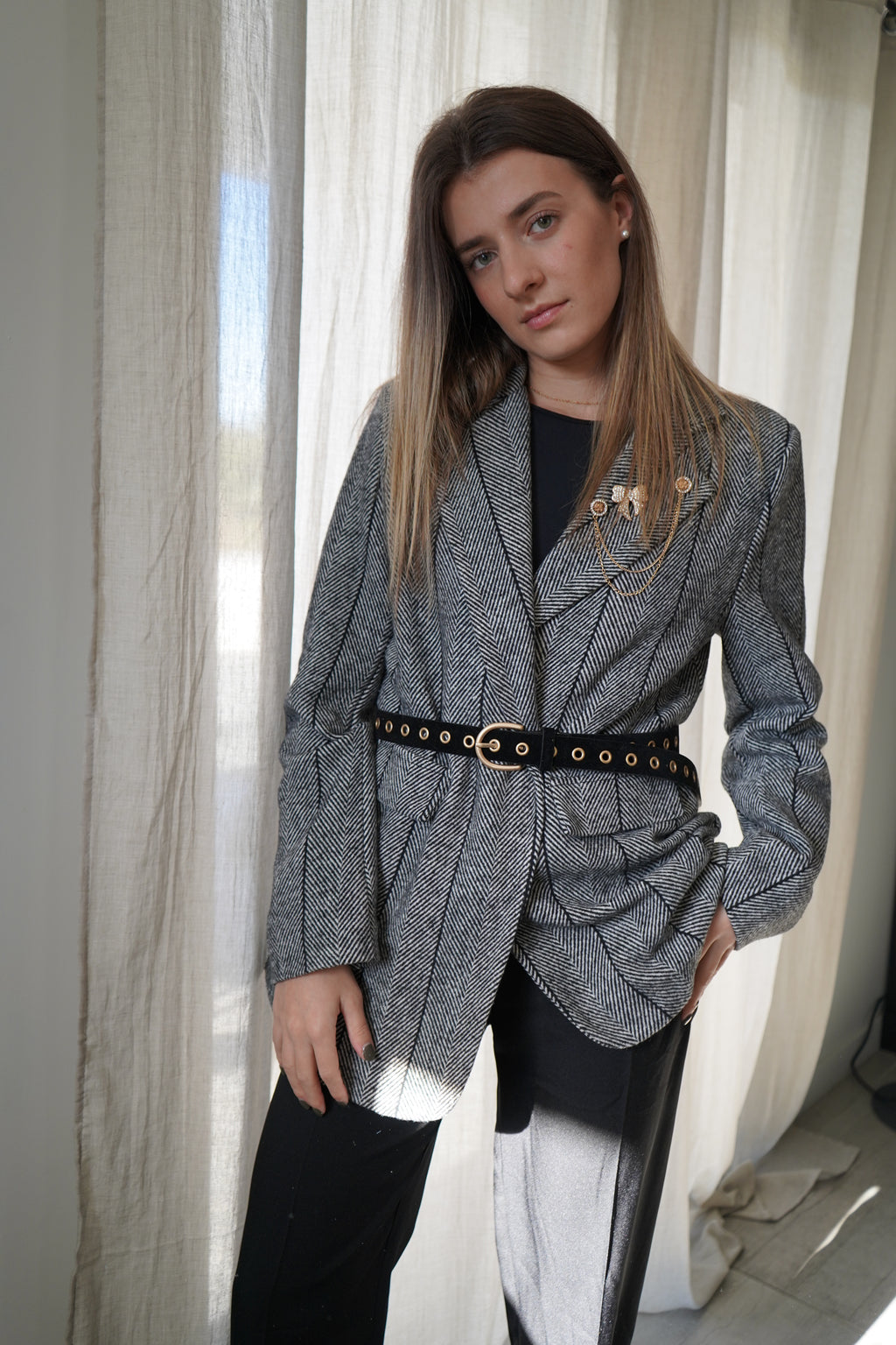 BLAZER CARMEN - NOIR