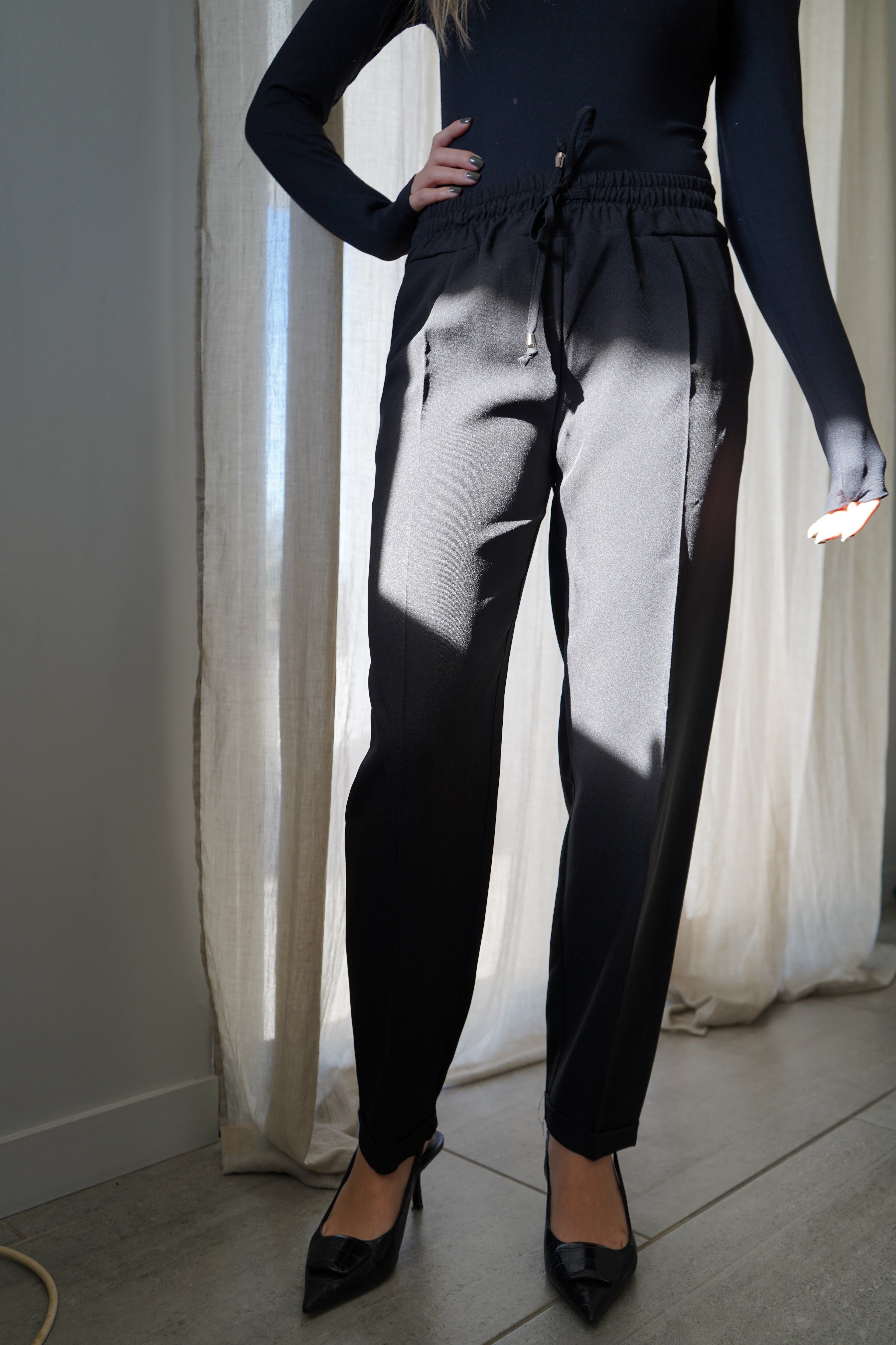 PANTALON LALIE - NOIR