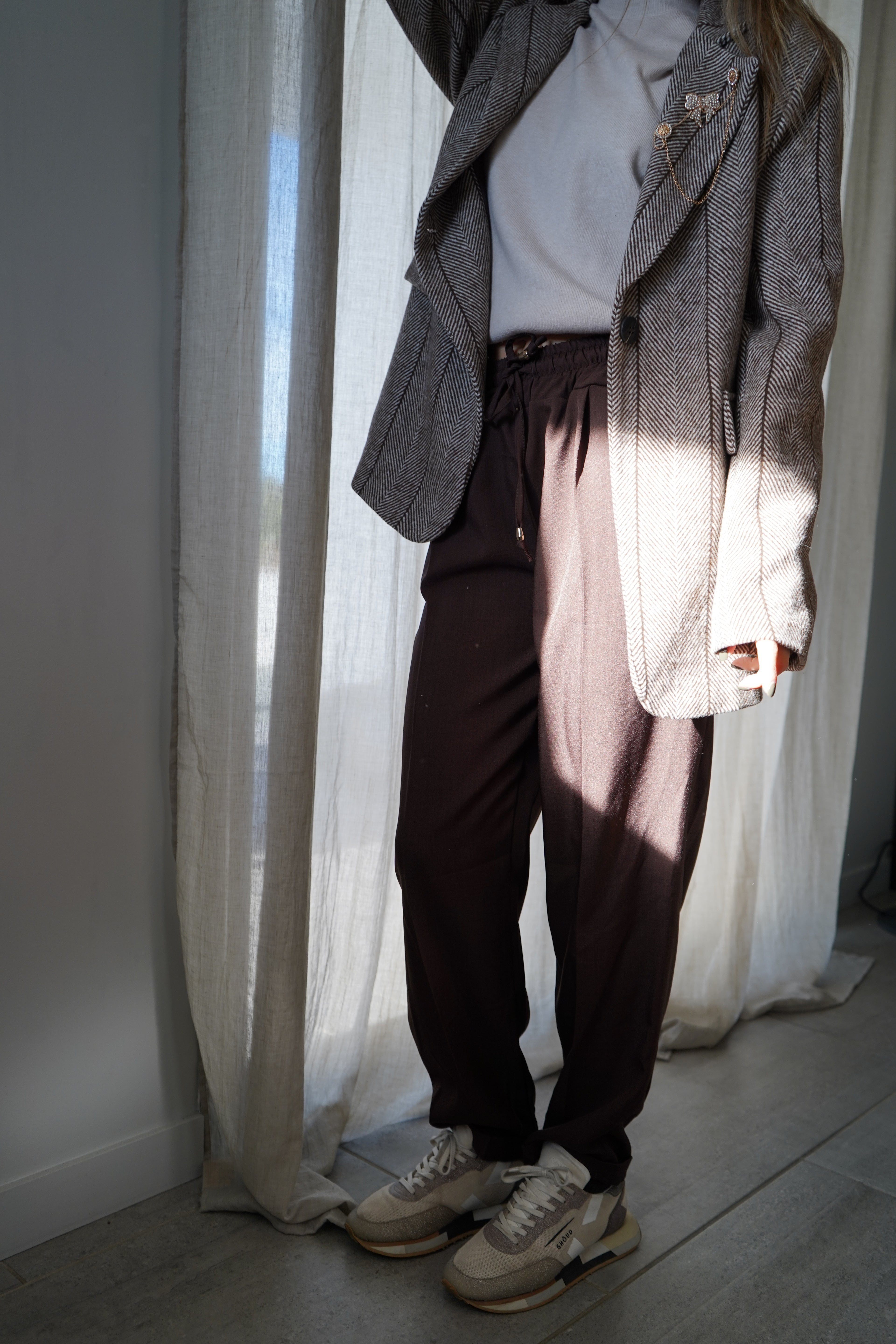 PANTALON LALIE - MARRON