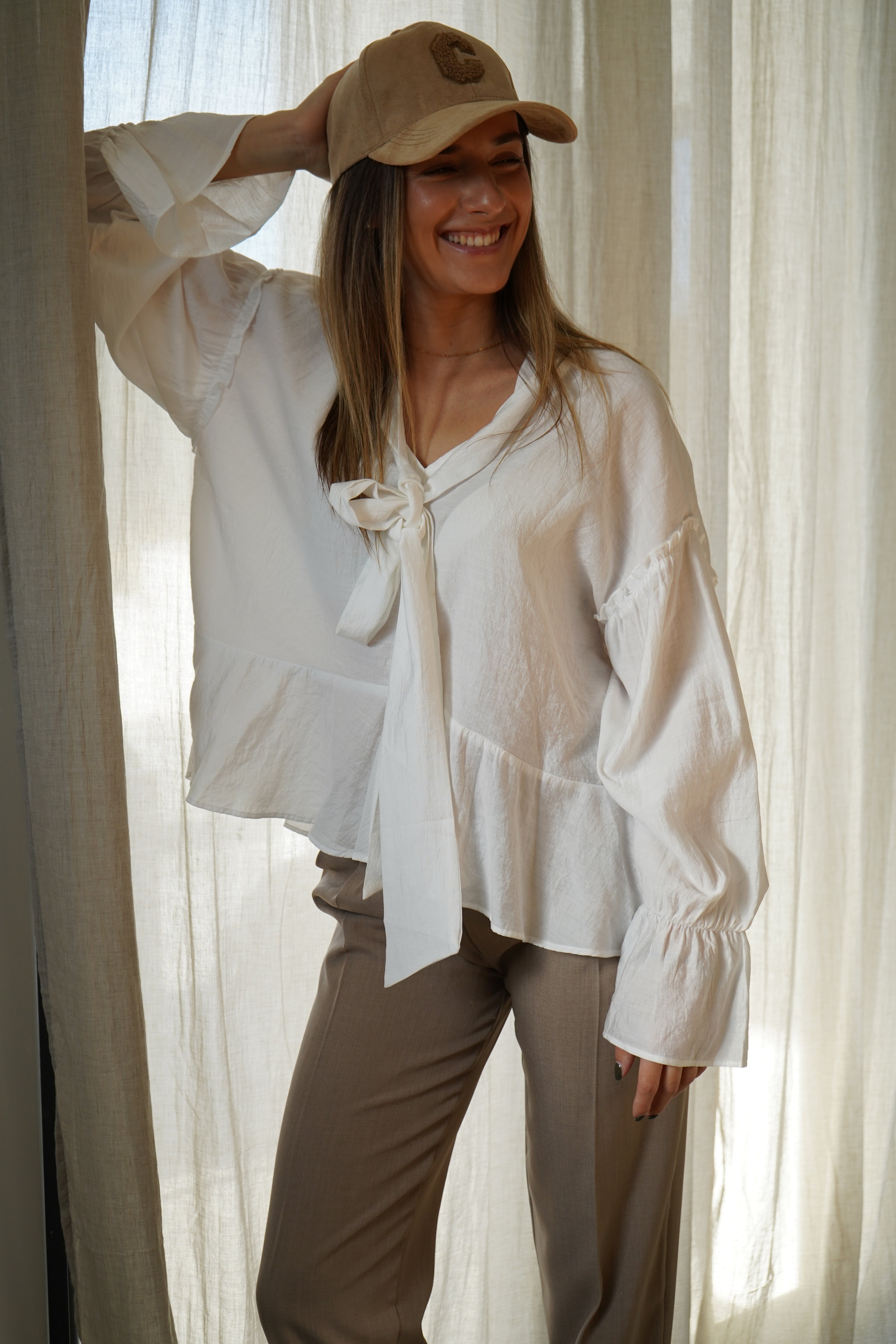 CASQUETTE DAIM - BLEU MARINE