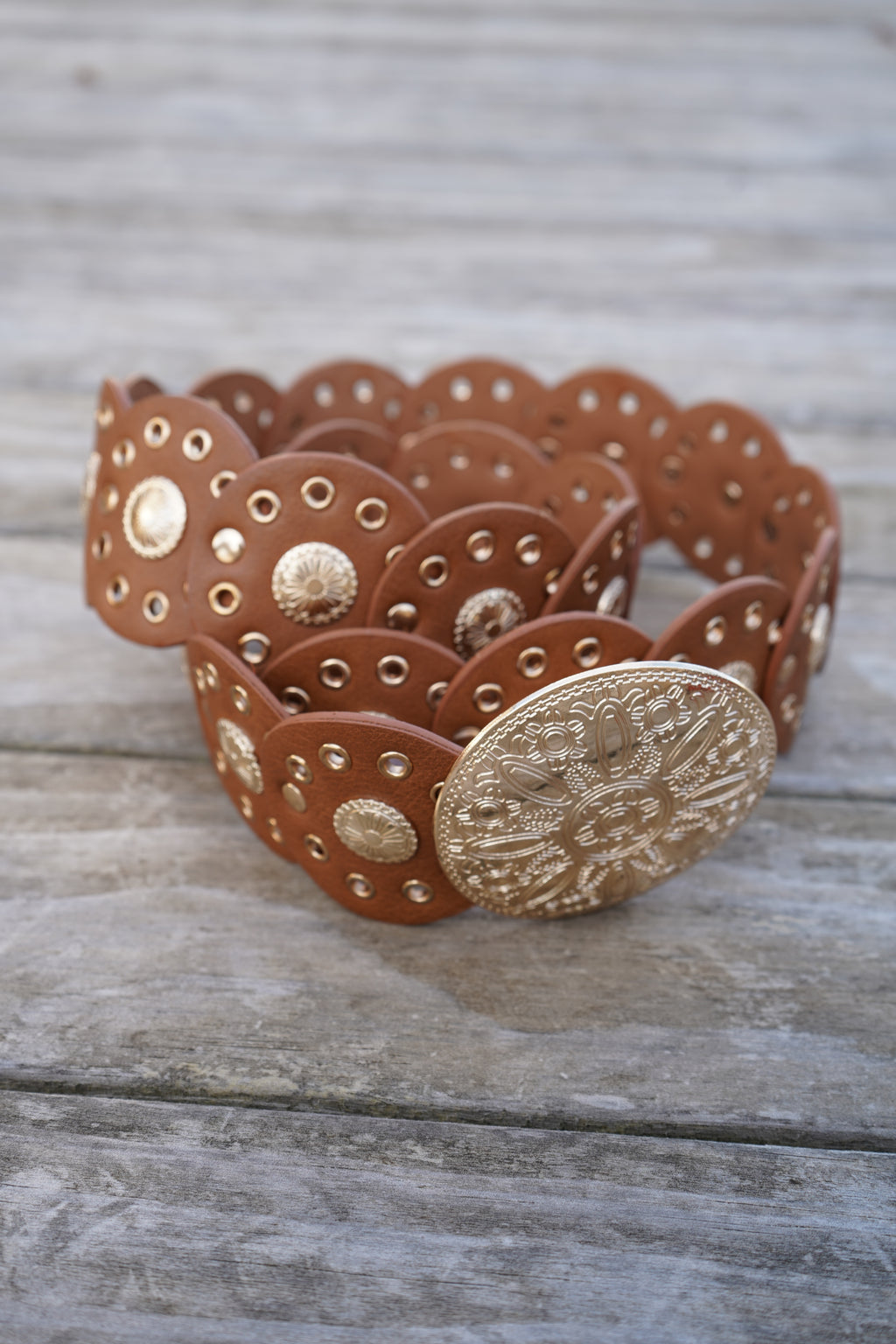 CEINTURE CHARLINE - MARRON CLAIR