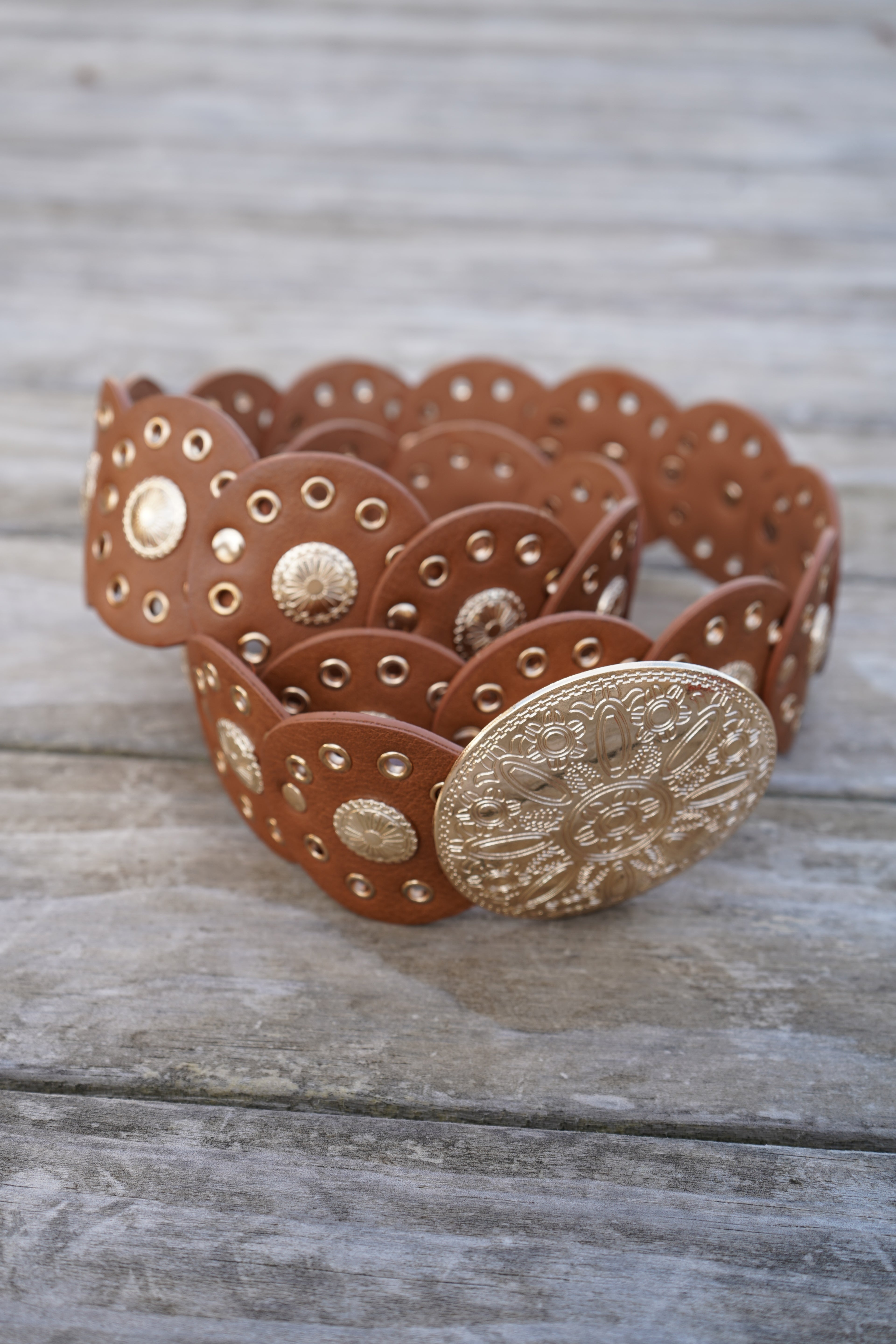 CEINTURE CHARLINE - MARRON CLAIR