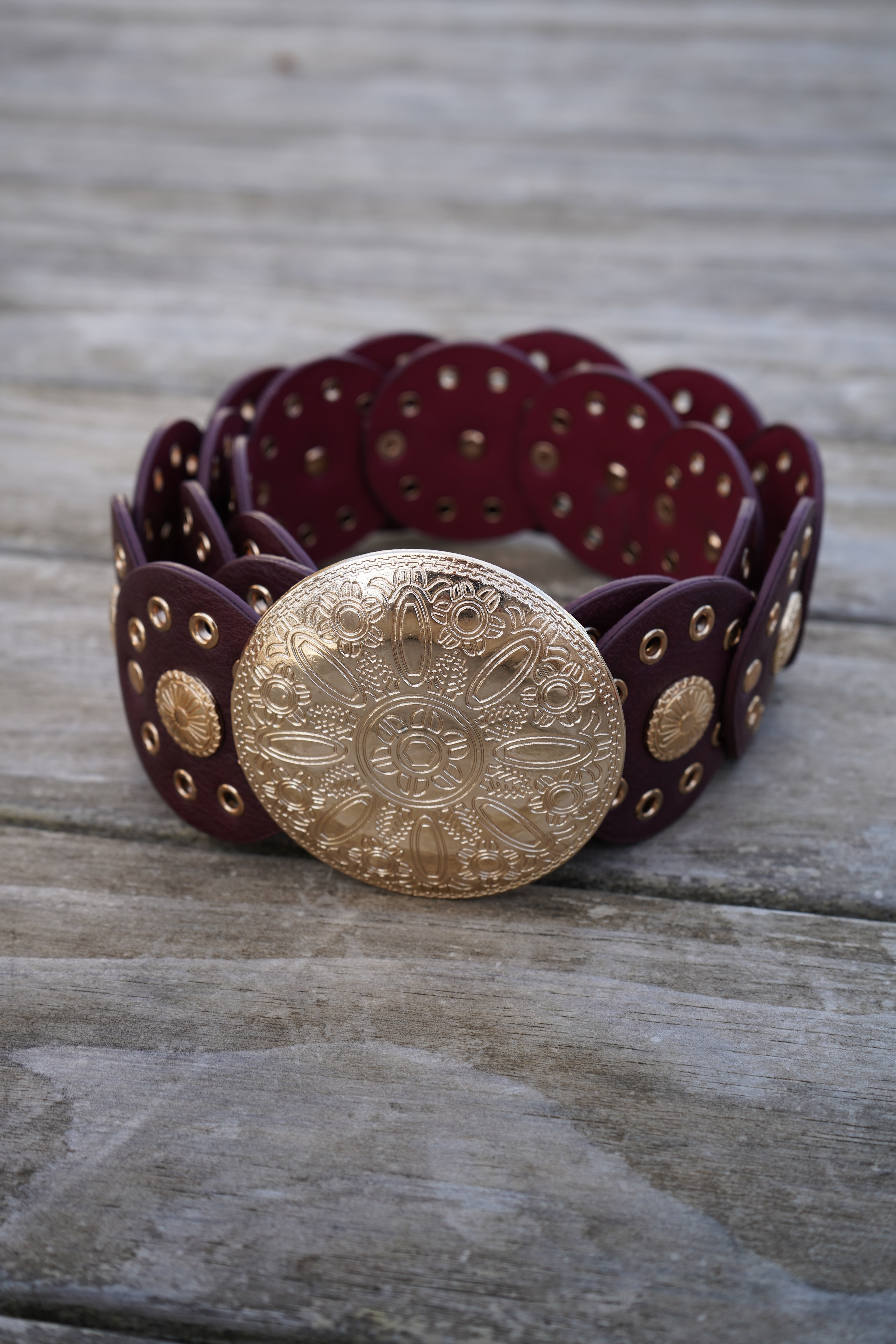 CEINTURE CHARLINE - BORDEAUX