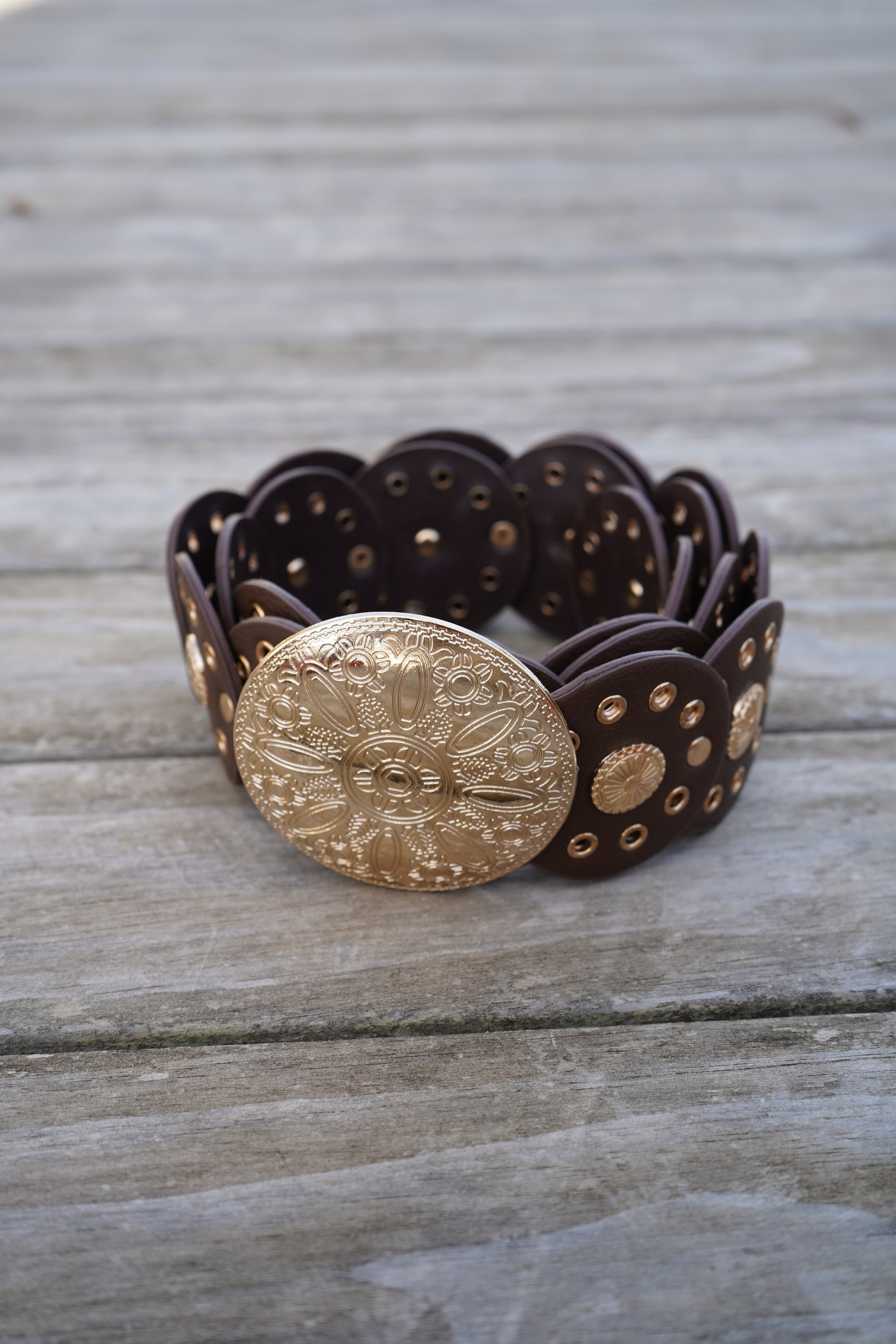 CEINTURE CHARLINE - MARRON