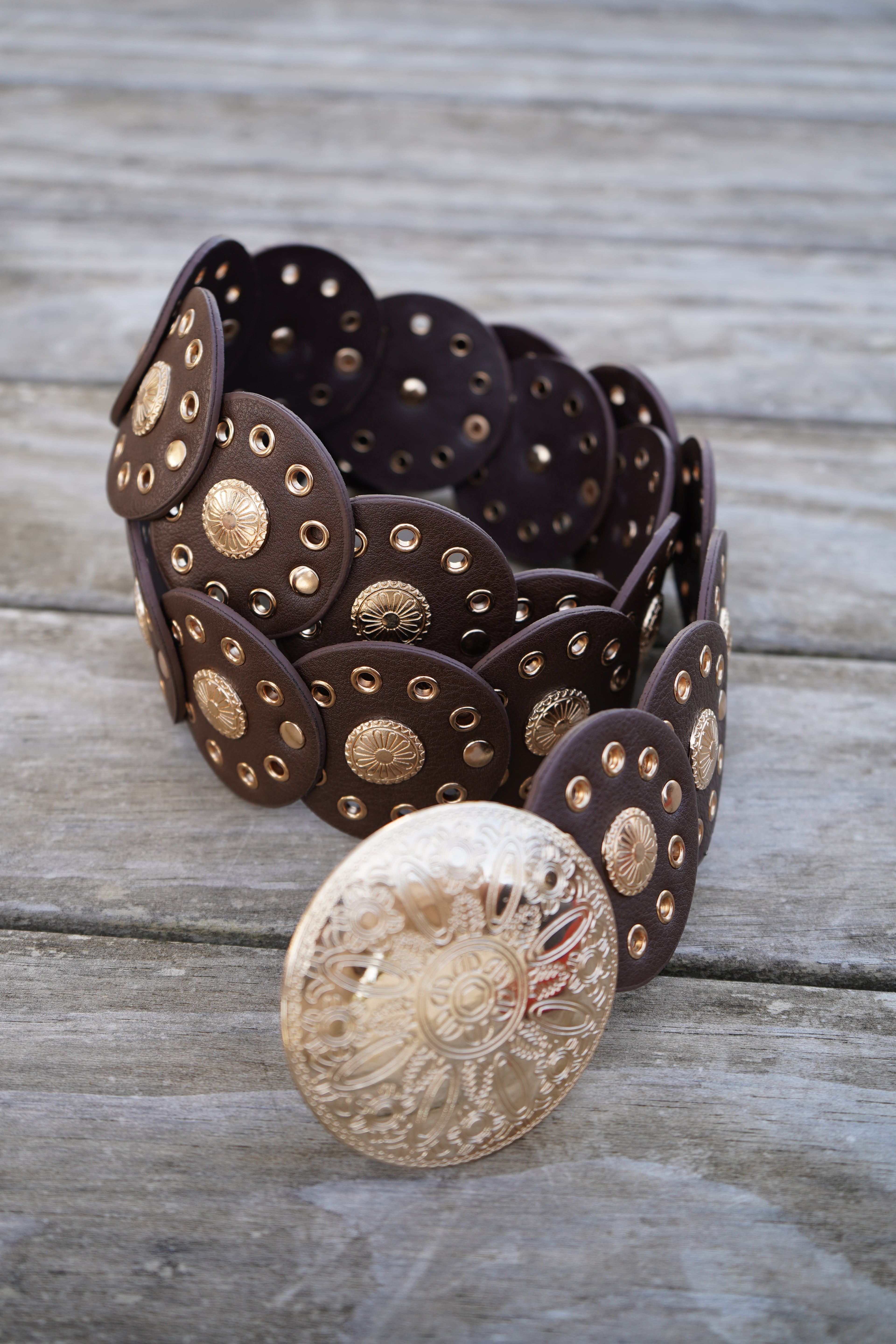 CEINTURE CHARLINE - MARRON