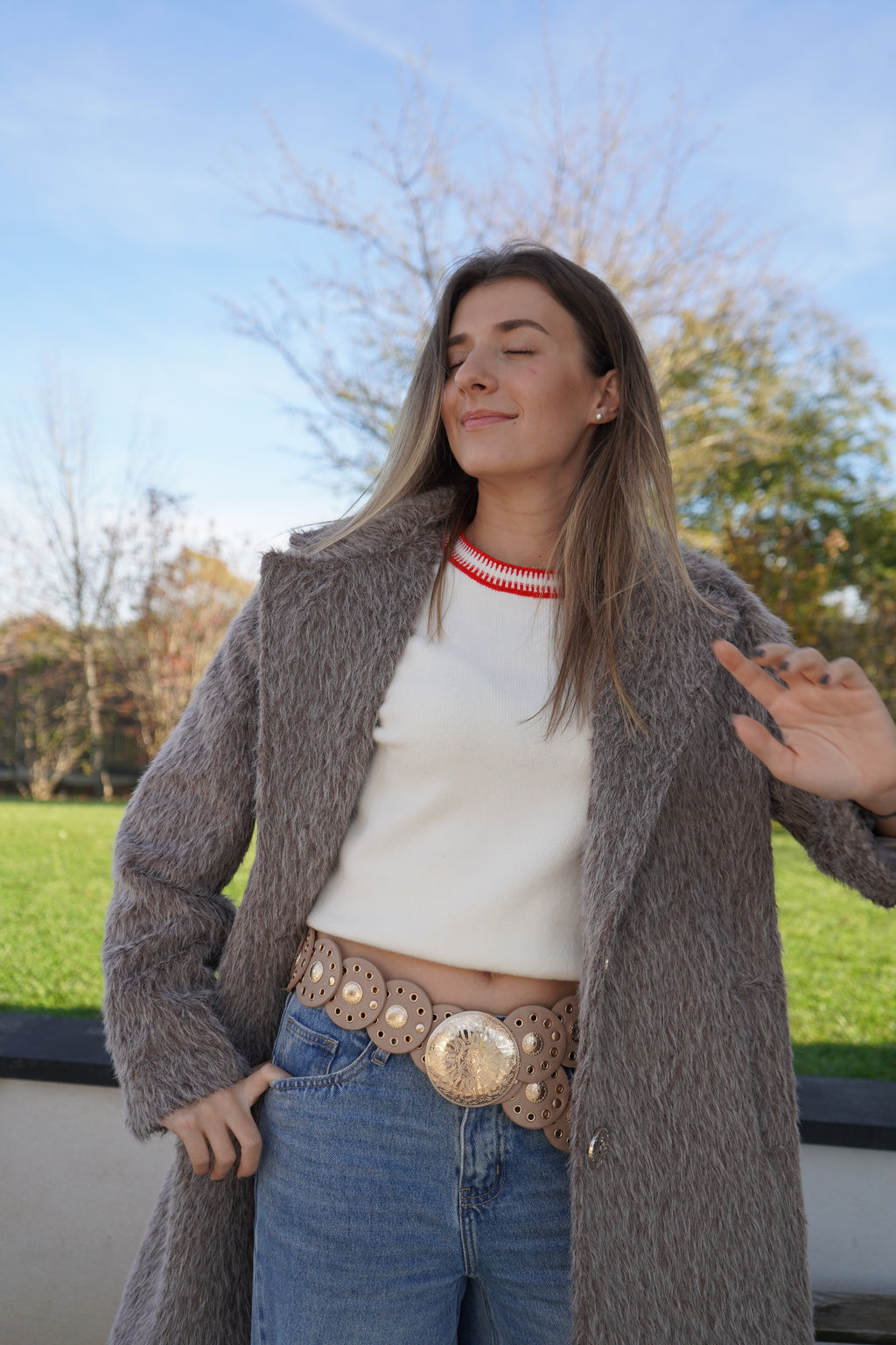 CEINTURE CHARLINE - BEIGE