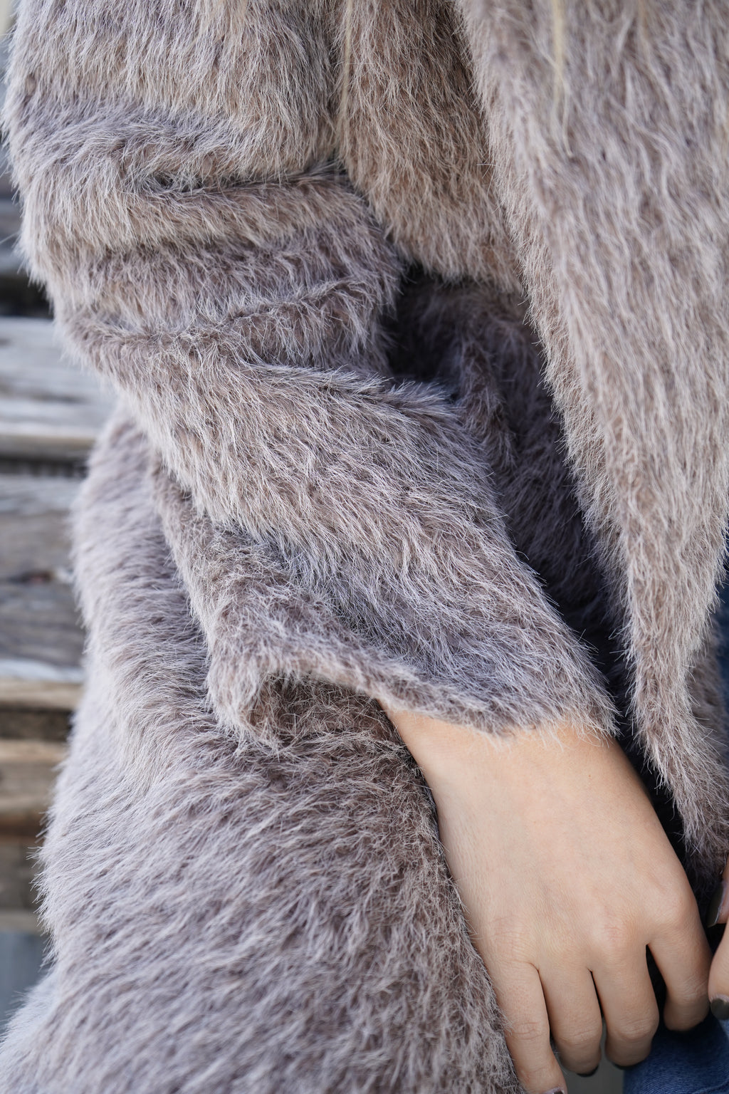 MANTEAU MARGOT - TAUPE