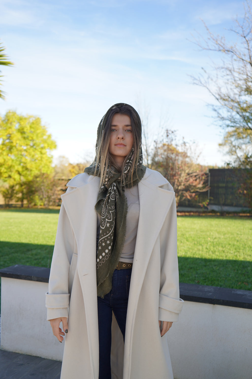 MANTEAU LONG - CRÈME