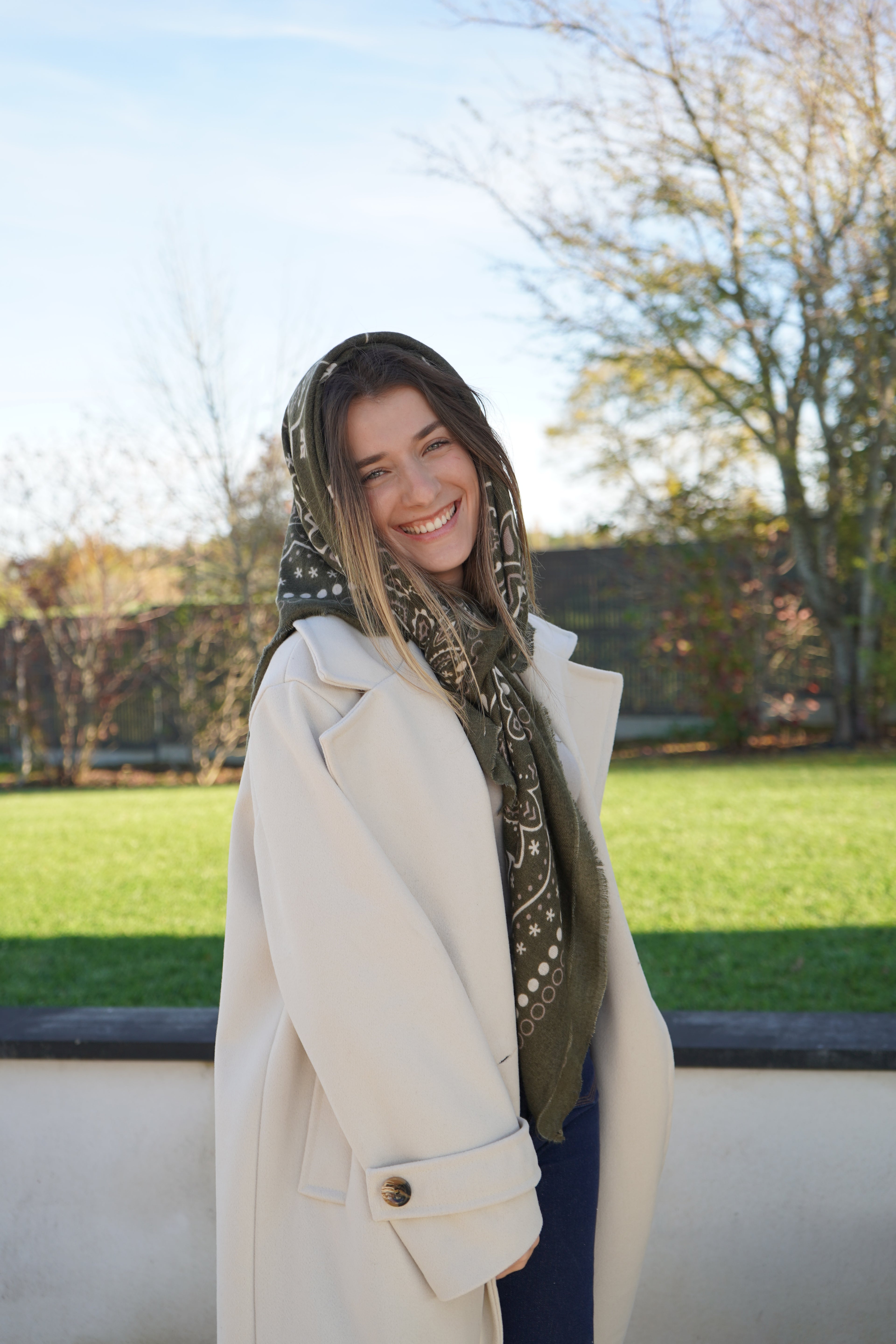 MANTEAU LONG - CRÈME