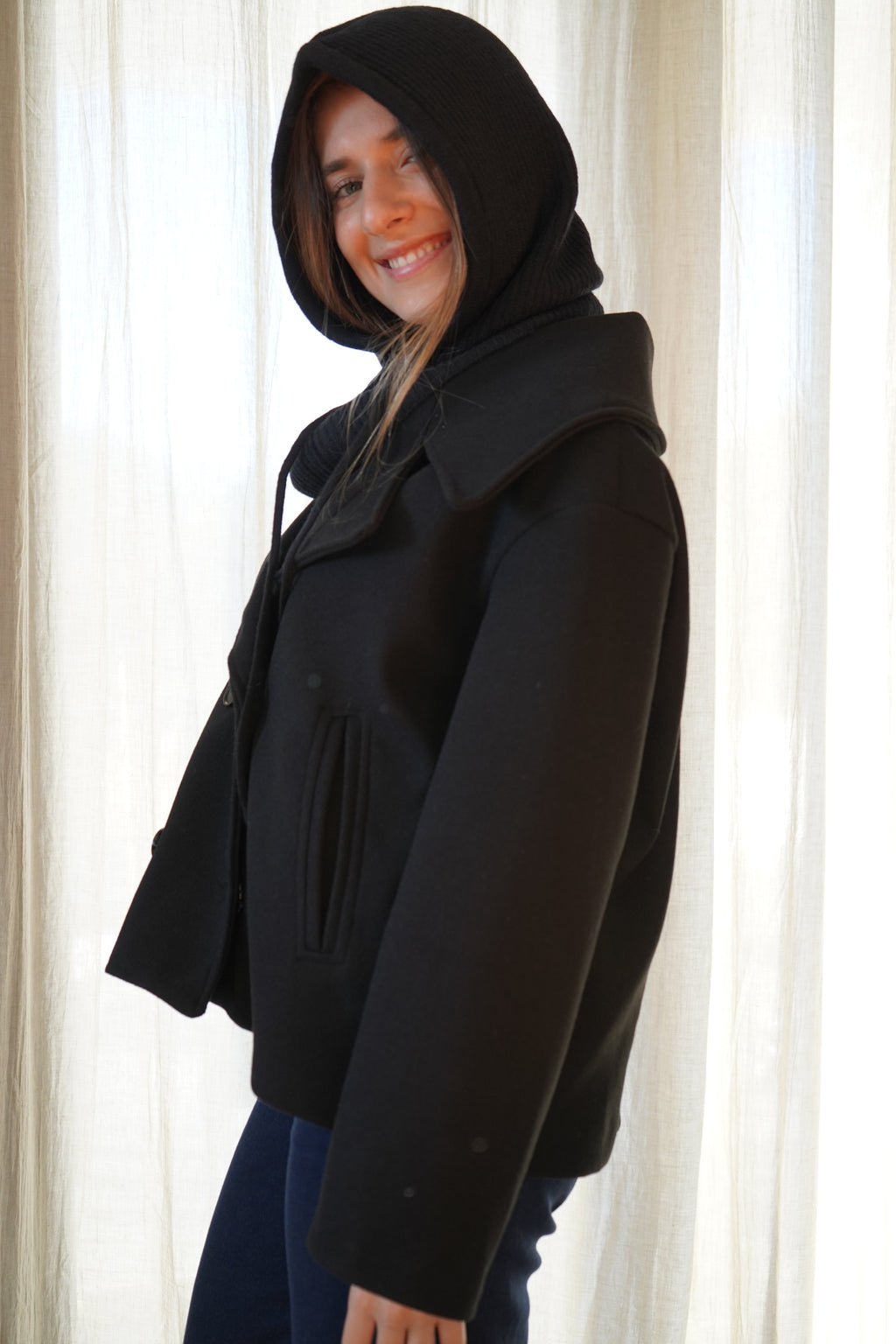 MANTEAU OCÉANE - NOIR