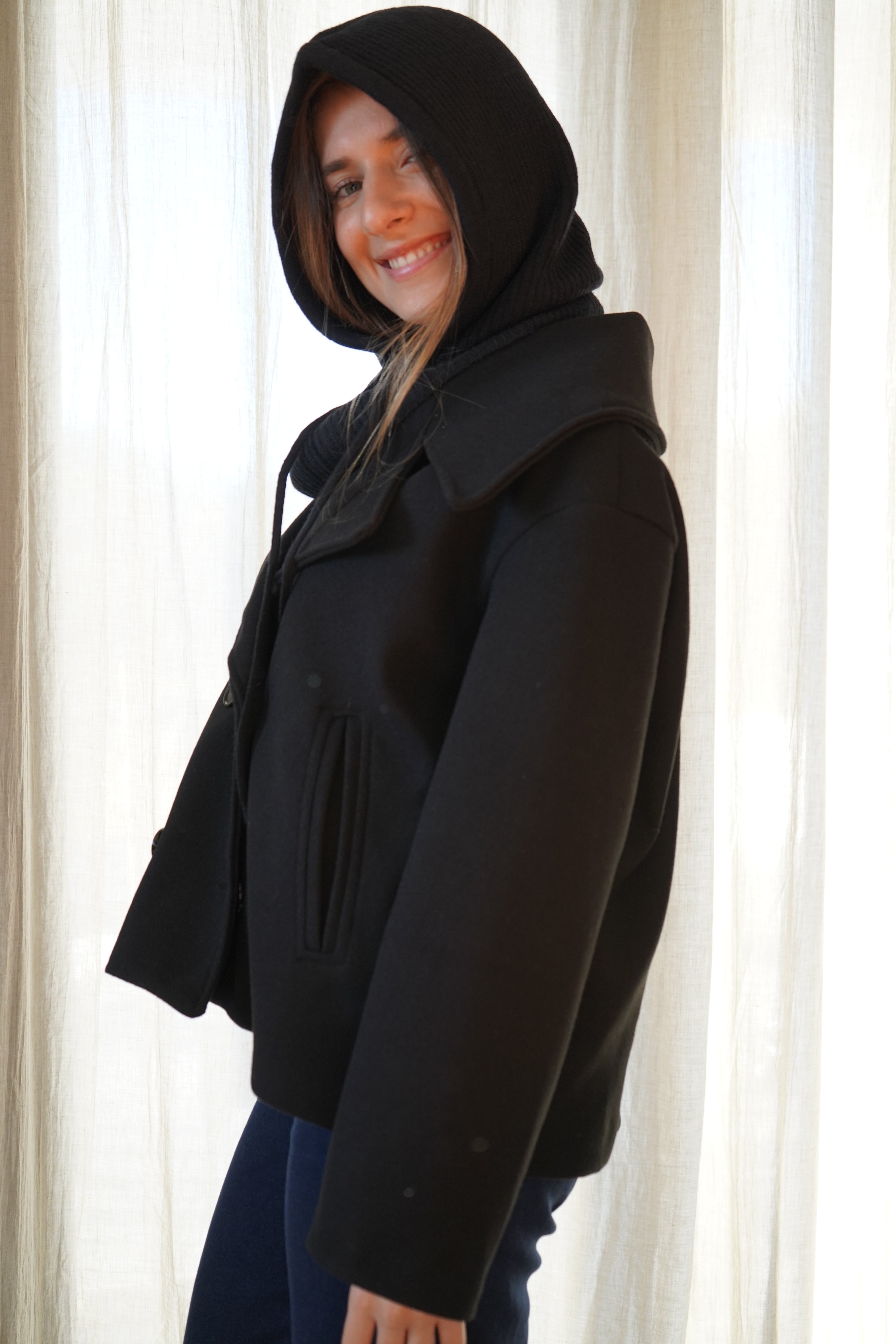 MANTEAU OCÉANE - NOIR