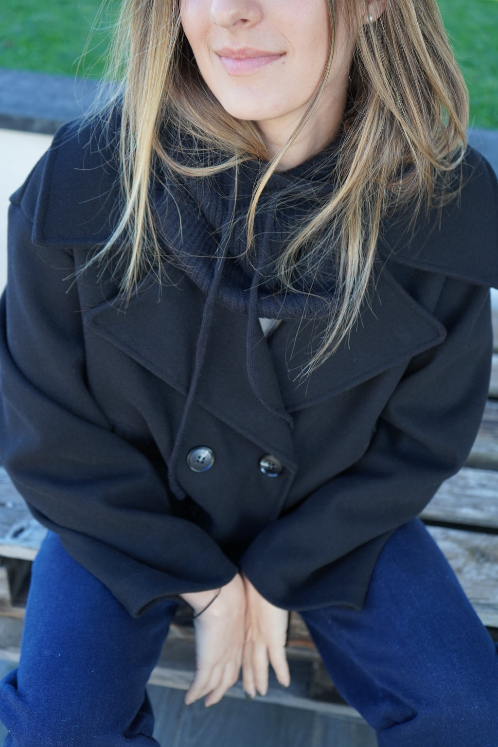 MANTEAU OCÉANE - NOIR