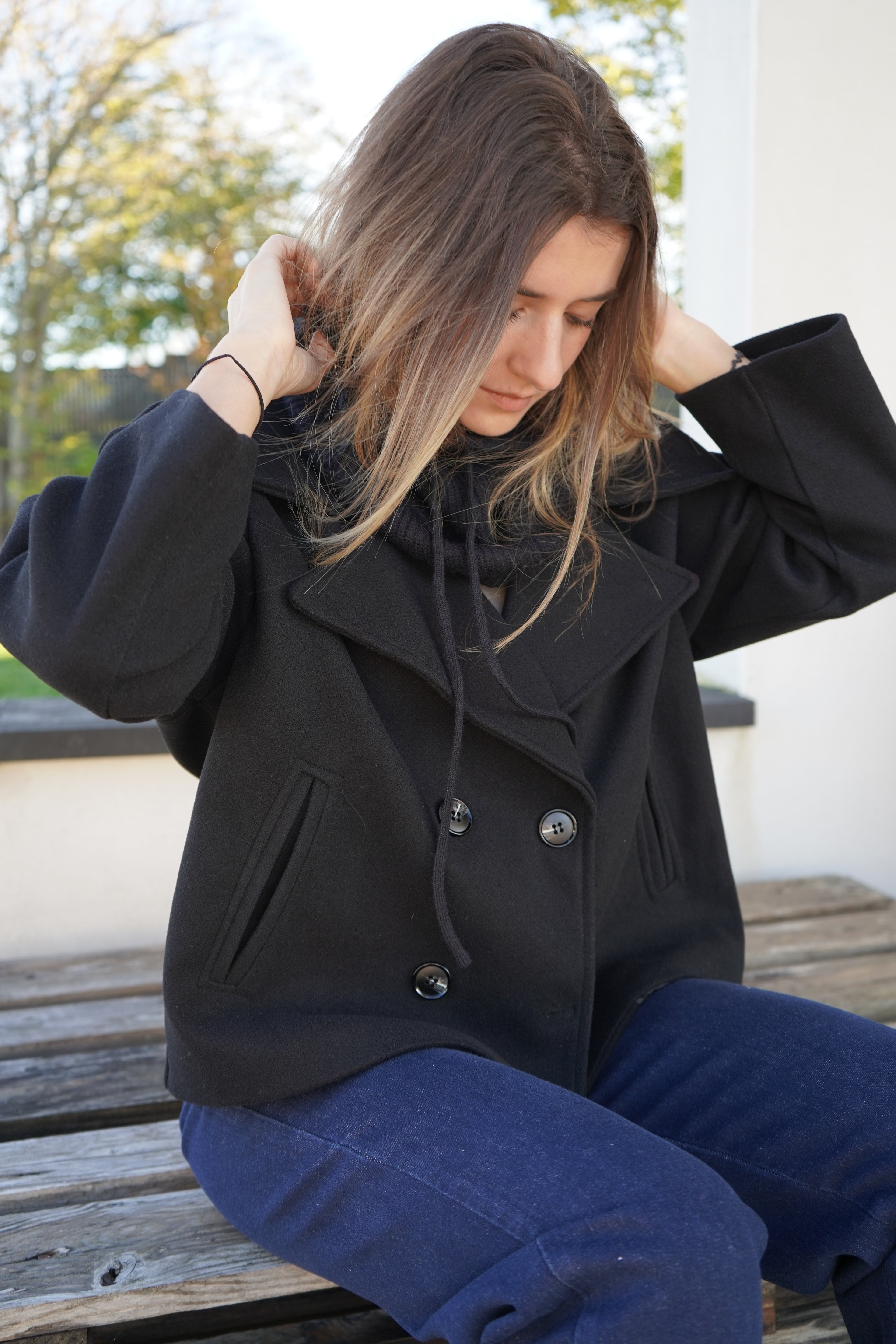 MANTEAU OCÉANE - NOIR