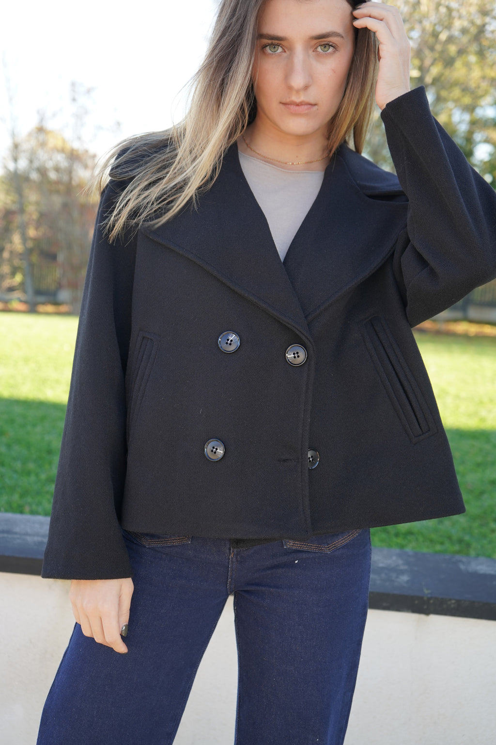 MANTEAU OCÉANE - NOIR