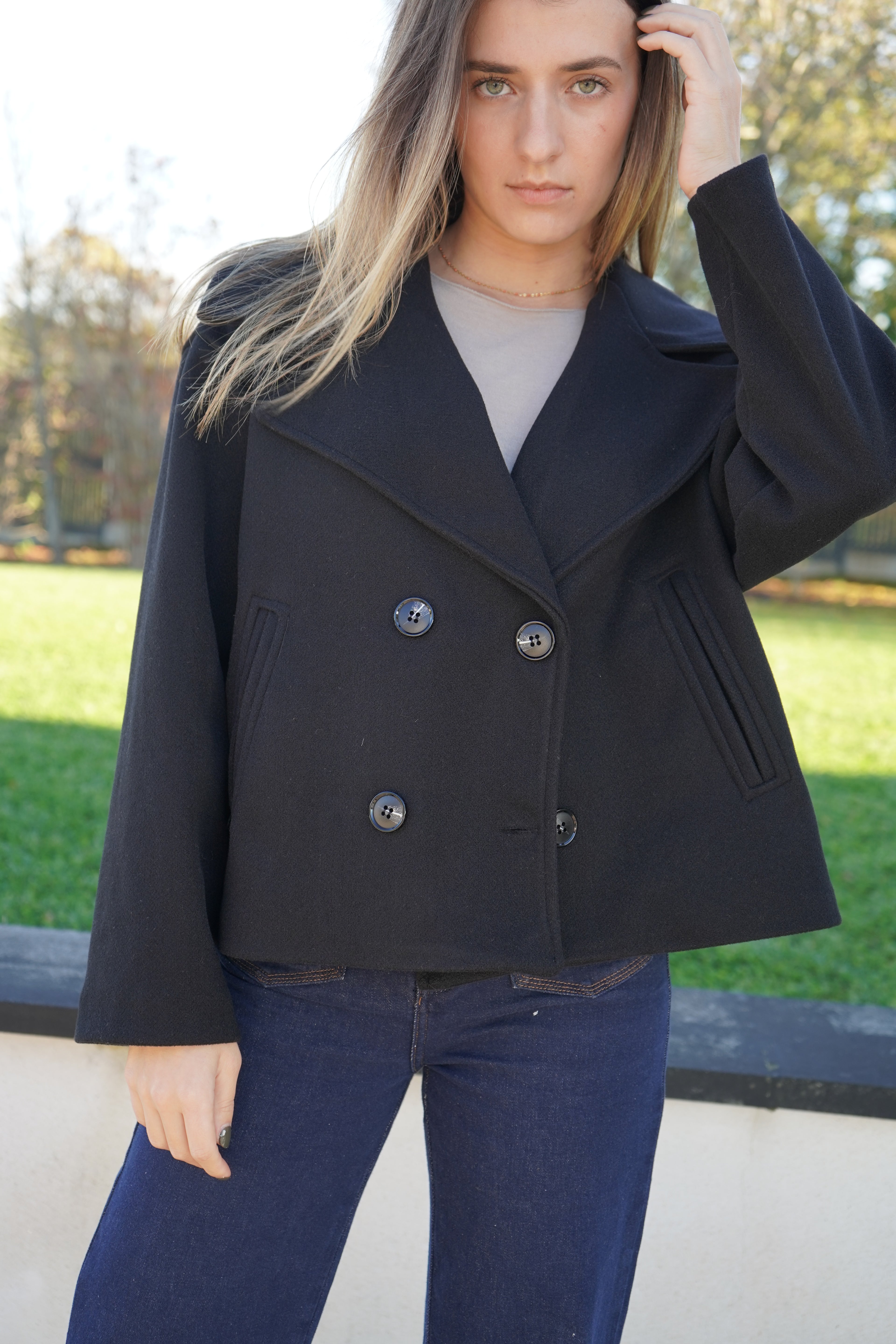 MANTEAU OCÉANE - NOIR