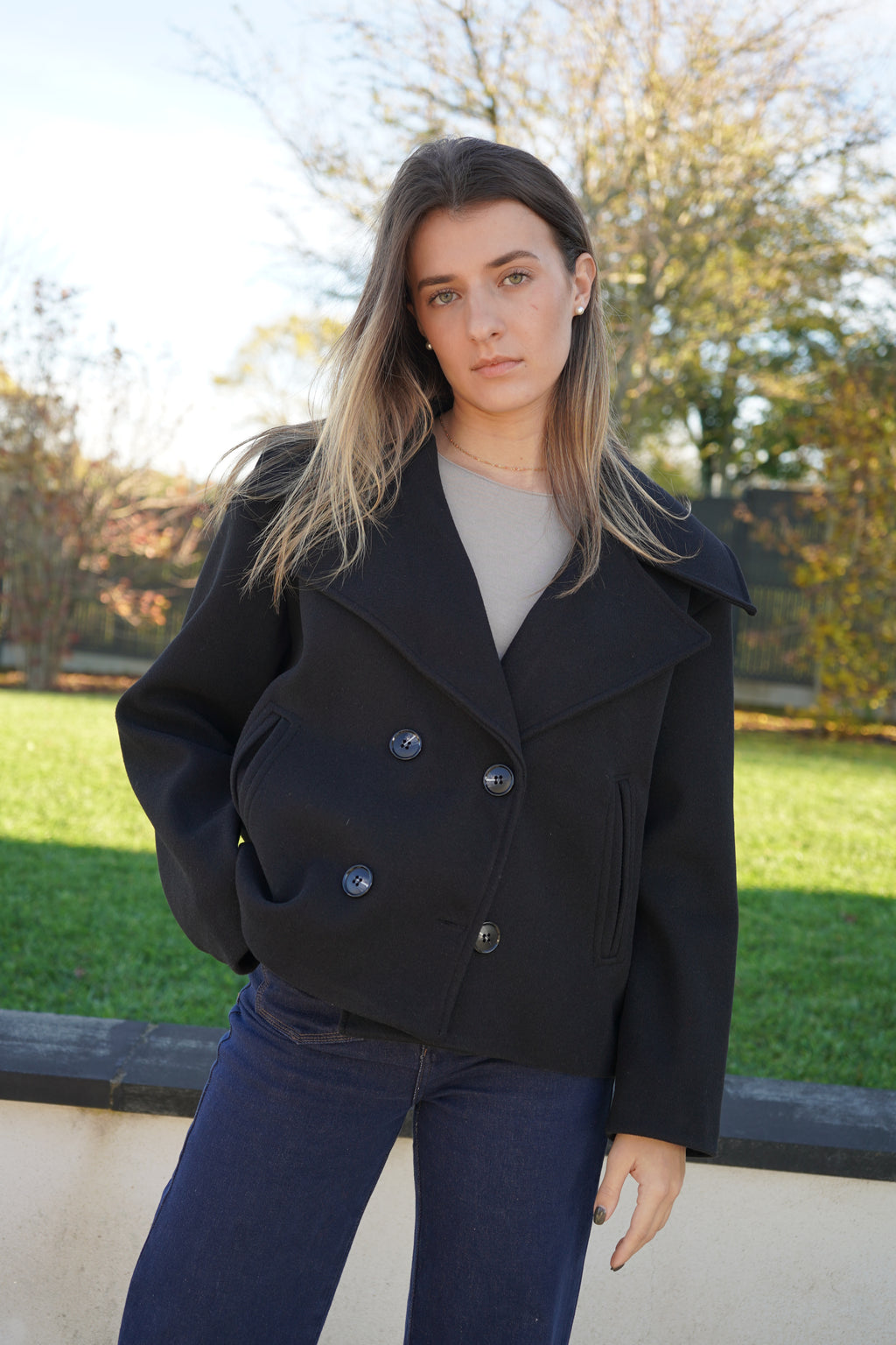 MANTEAU OCÉANE - NOIR