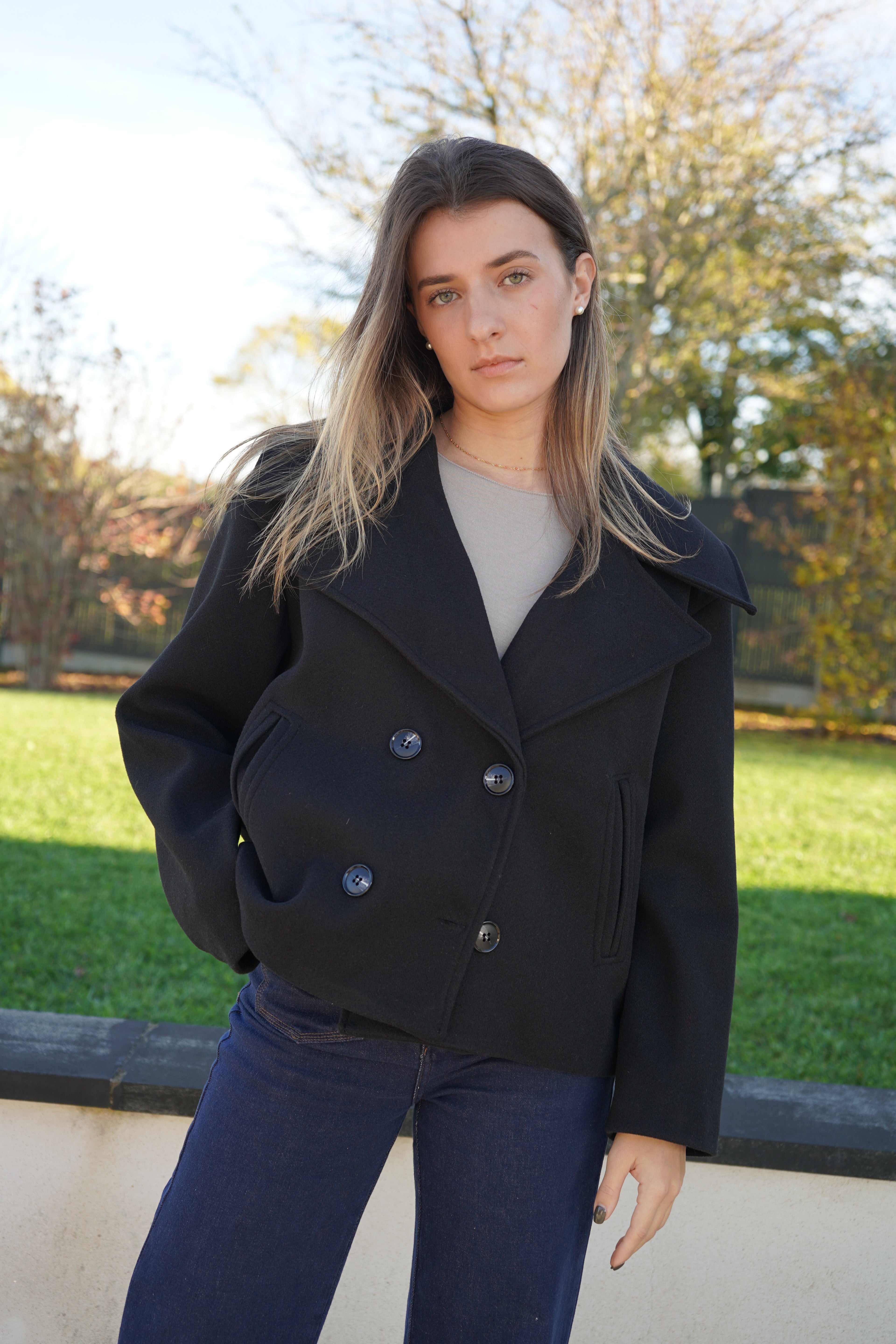 MANTEAU OCÉANE - NOIR