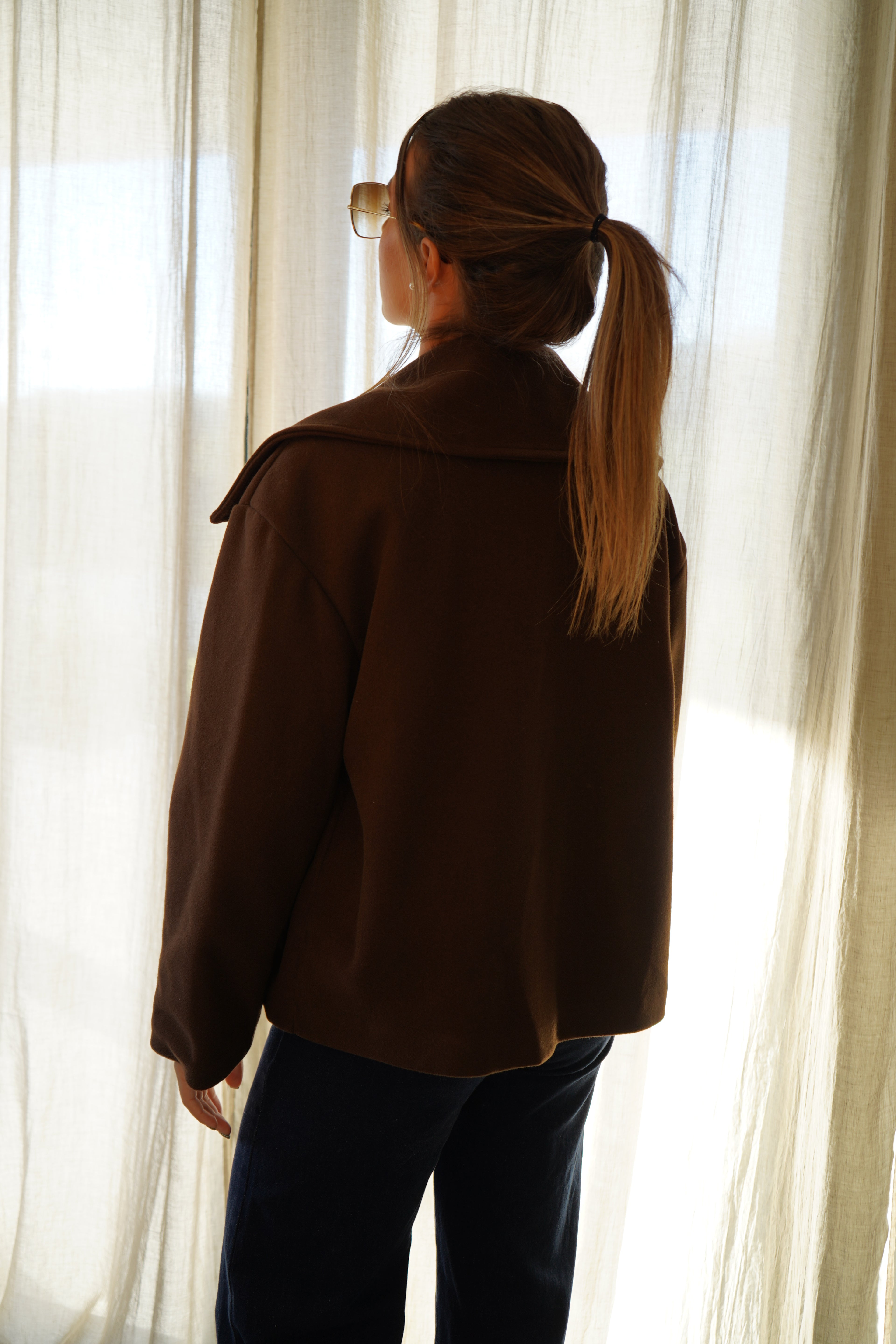 MANTEAU OCÉANE - MARRON