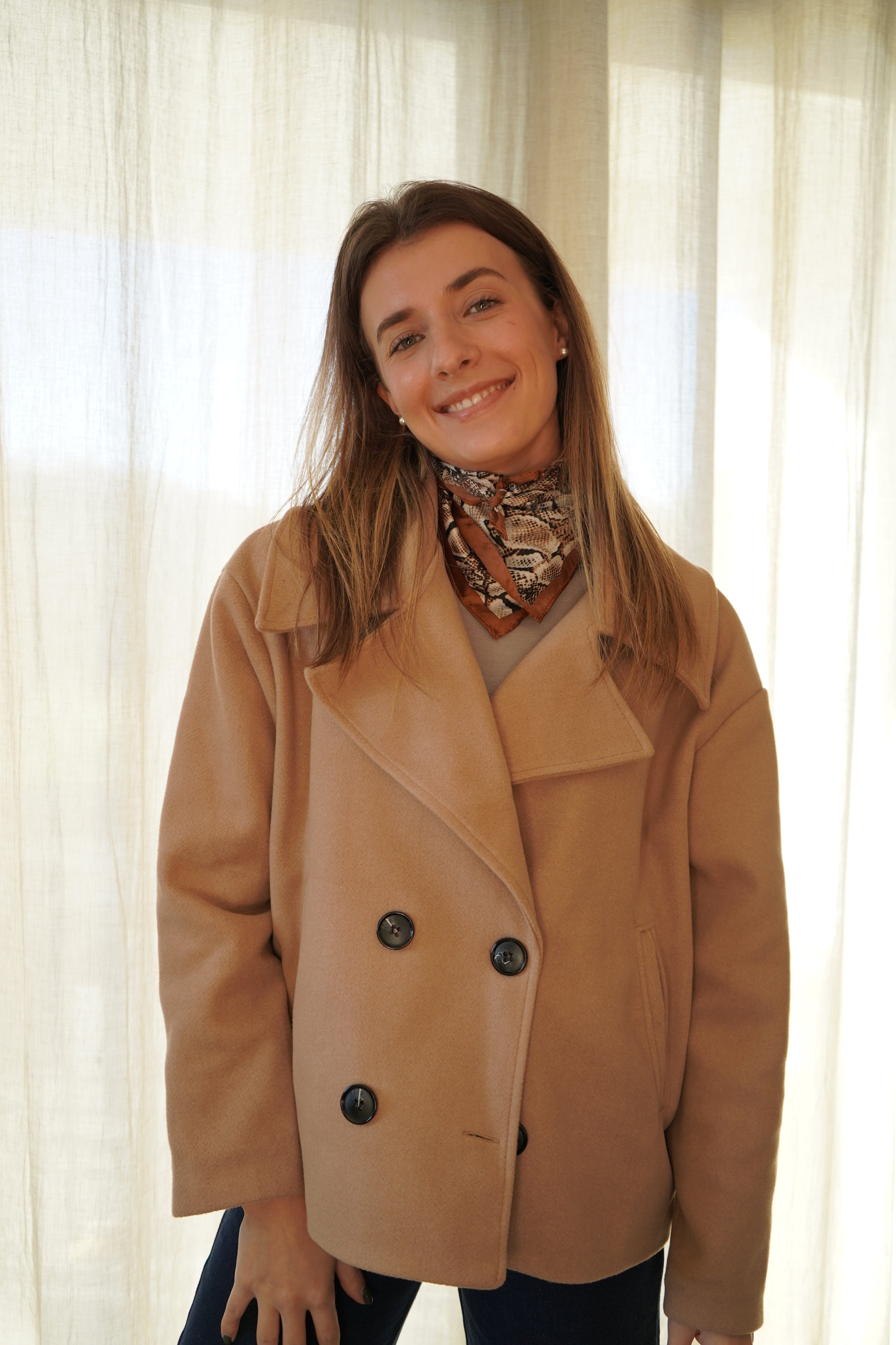 MANTEAU OCÉANE - BEIGE