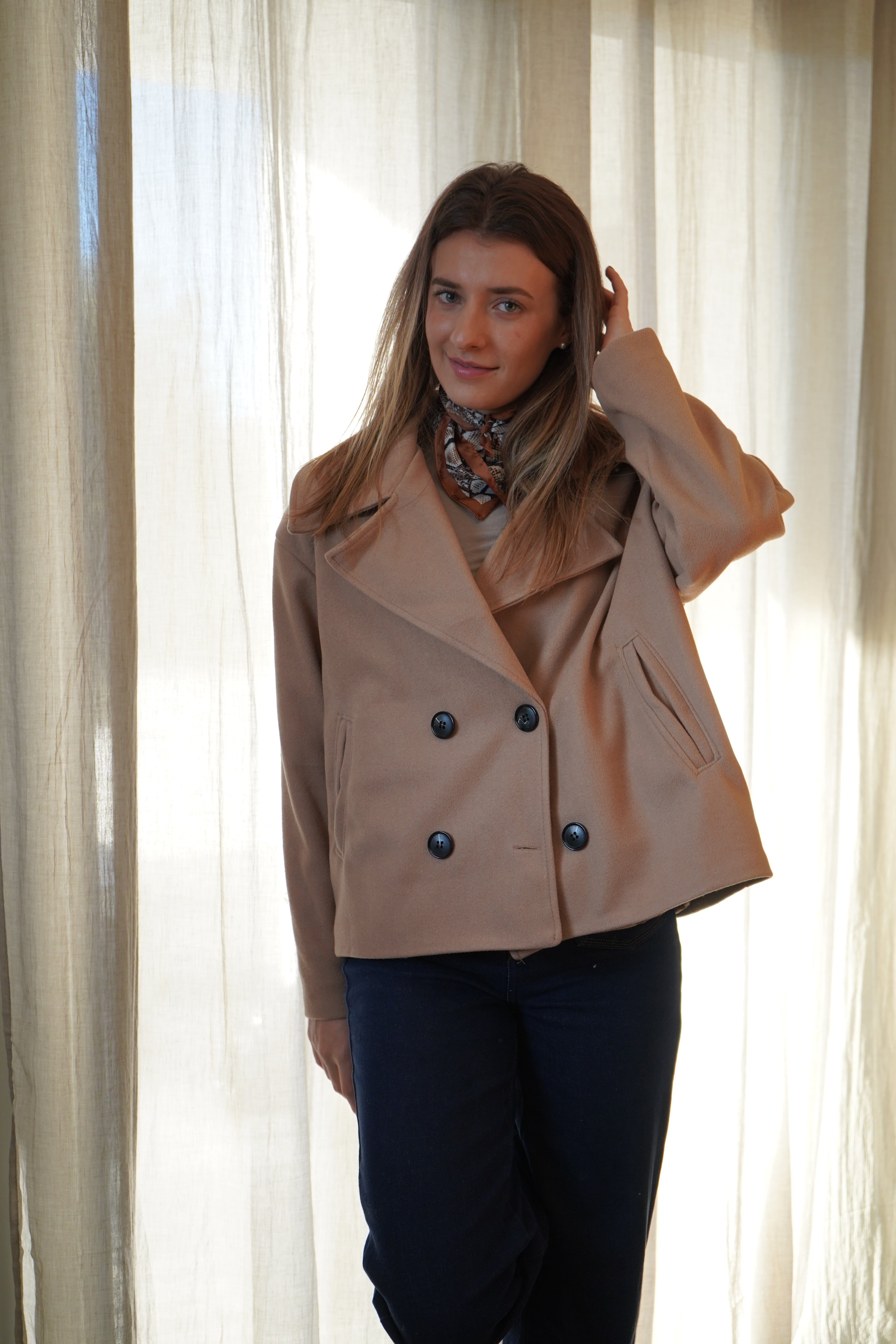 MANTEAU OCÉANE - BEIGE