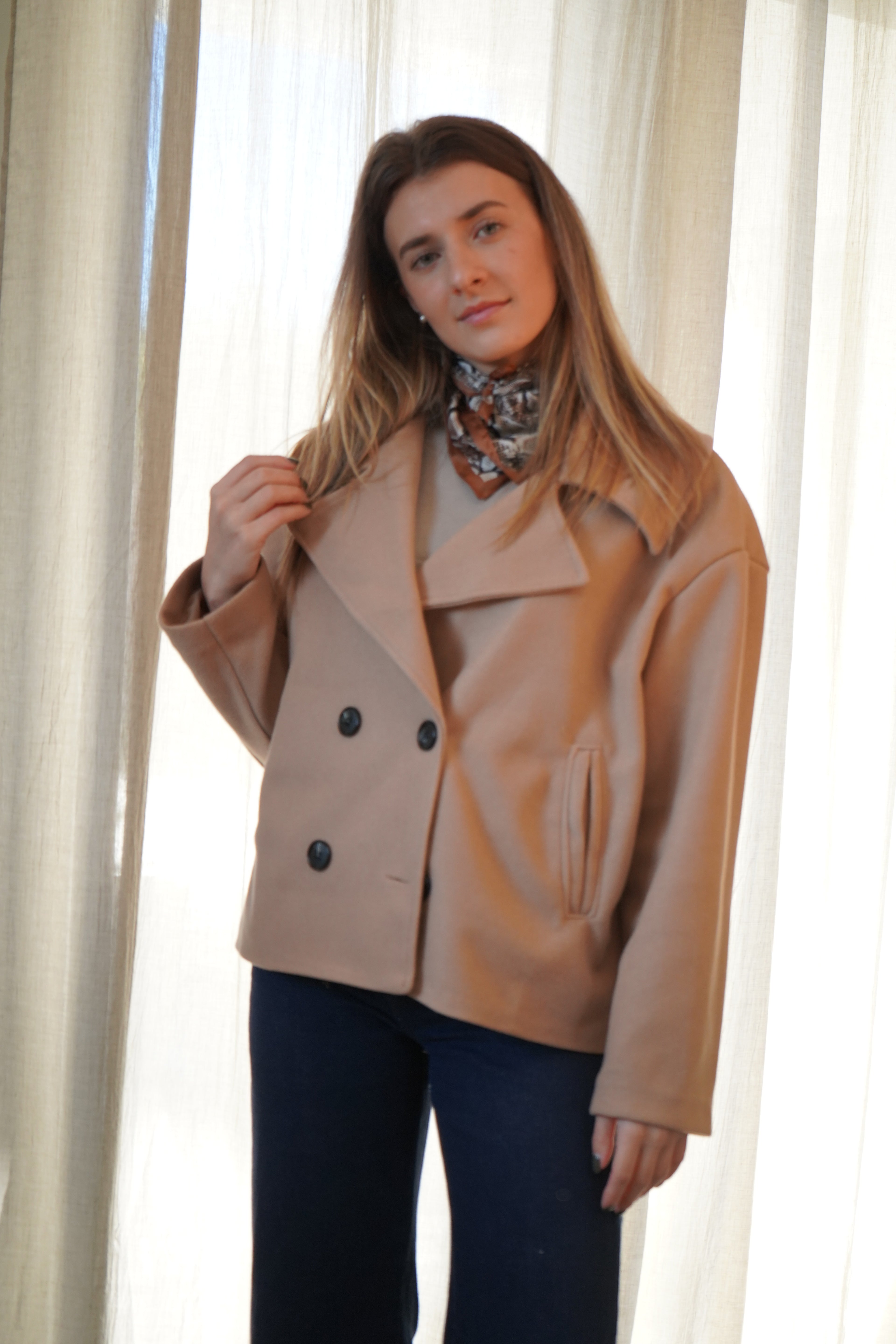 MANTEAU OCÉANE - BEIGE