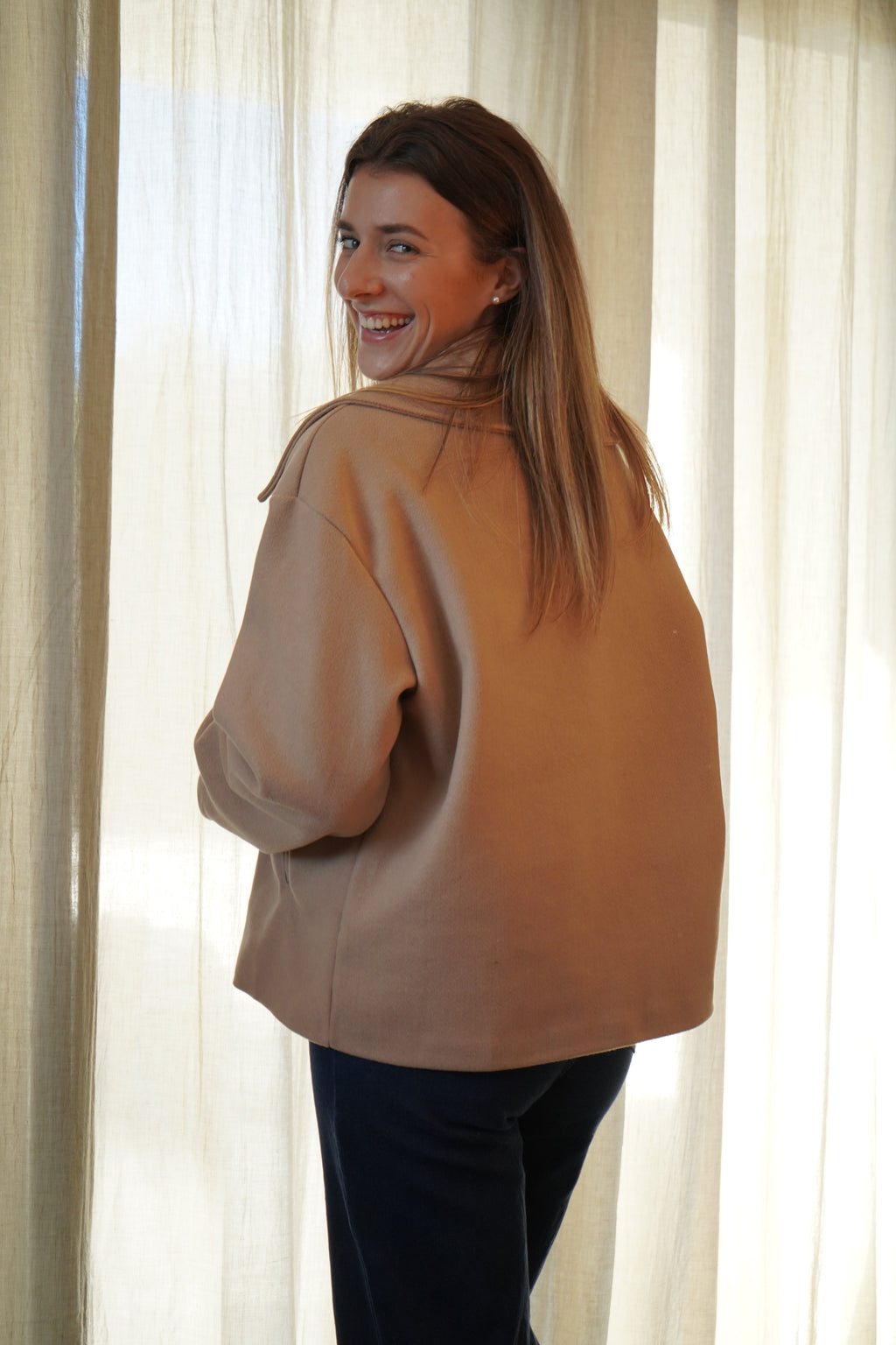 MANTEAU OCÉANE - BEIGE