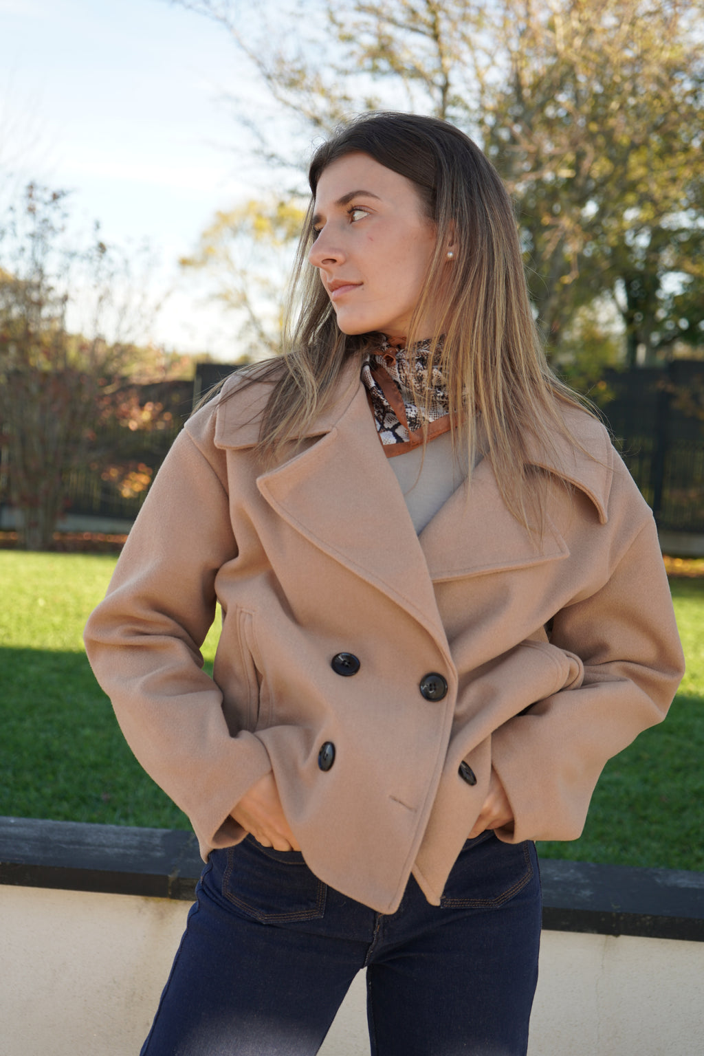 MANTEAU OCÉANE - BEIGE