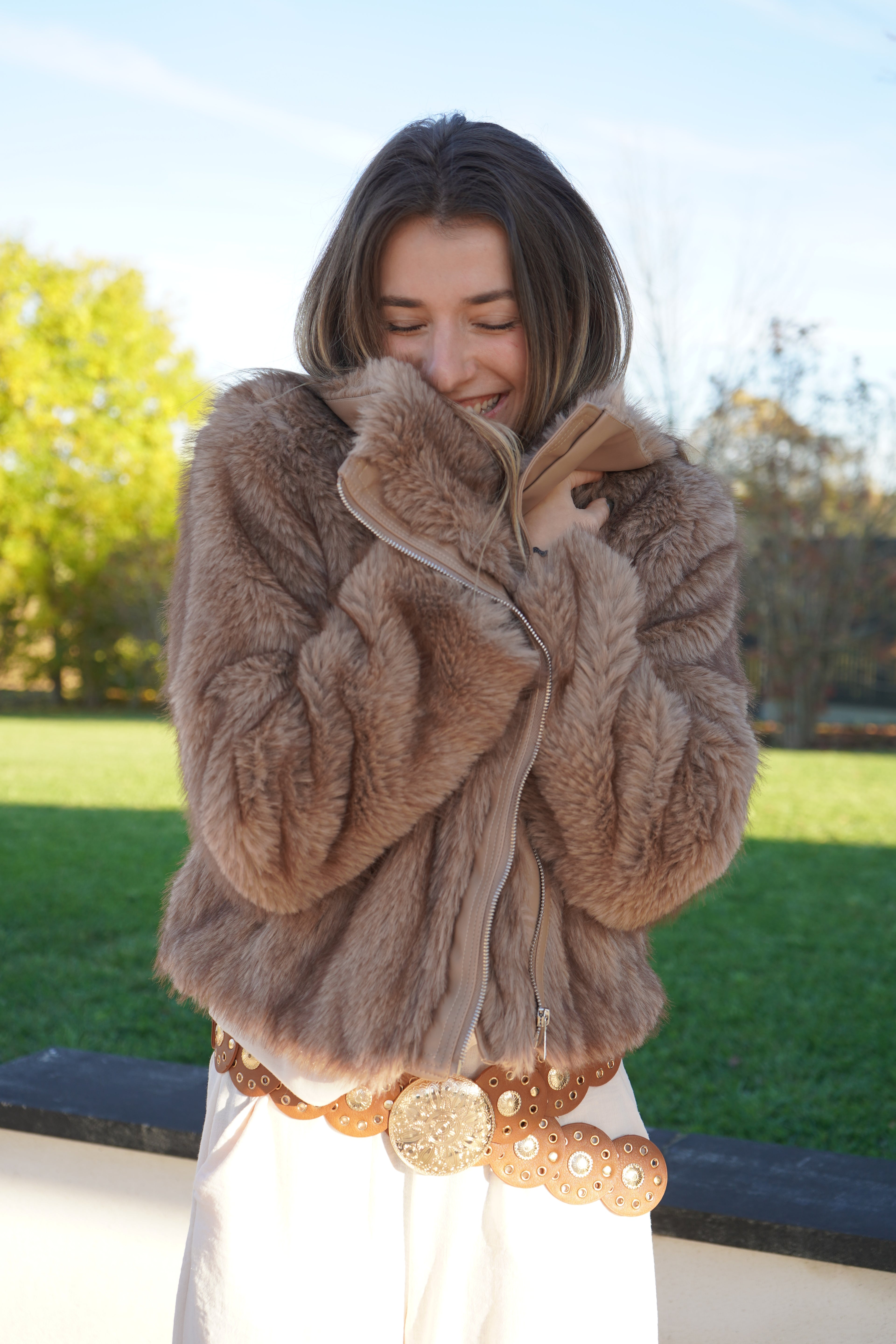 FOURRURE OLIVIA - BEIGE