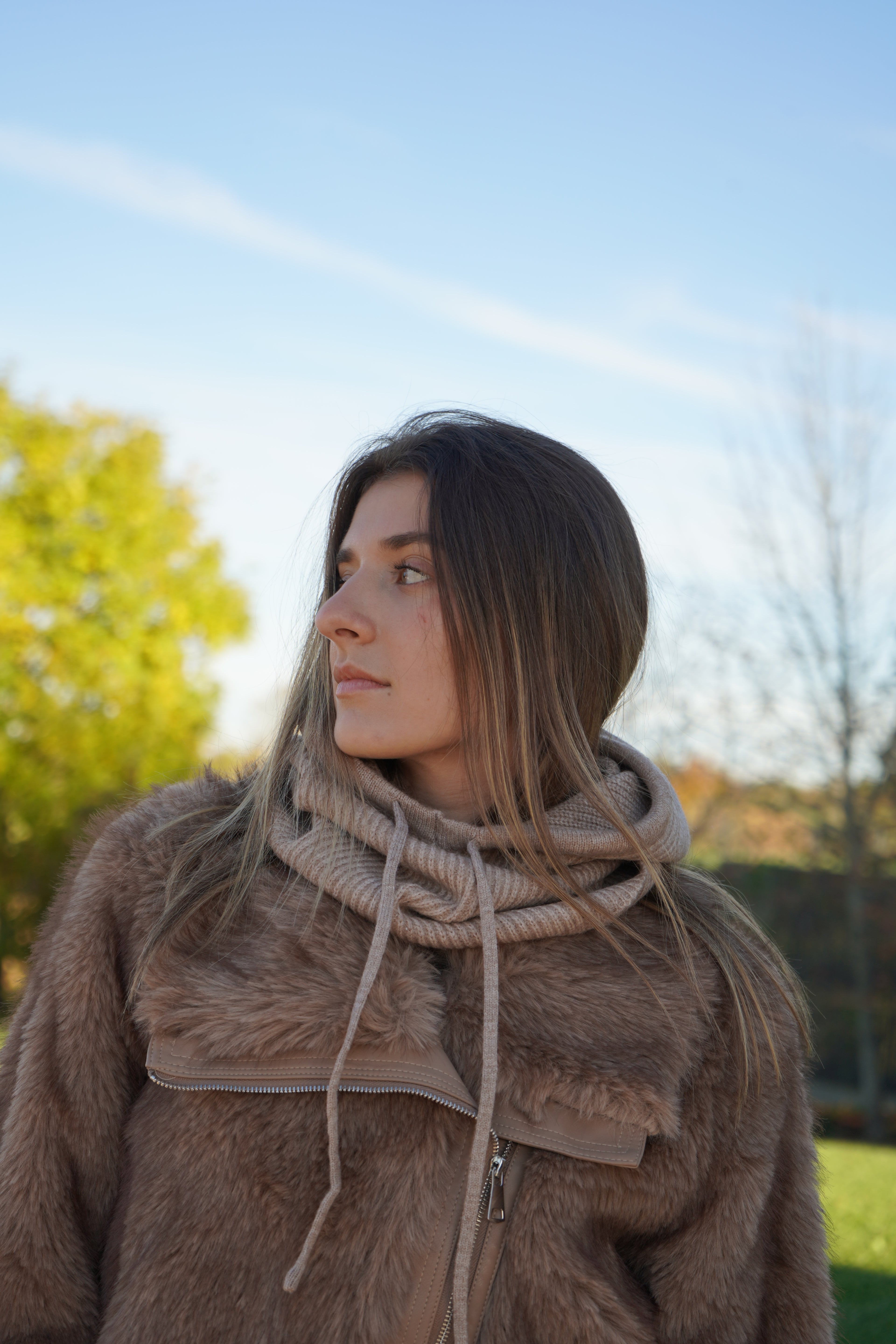 FOURRURE OLIVIA - BEIGE