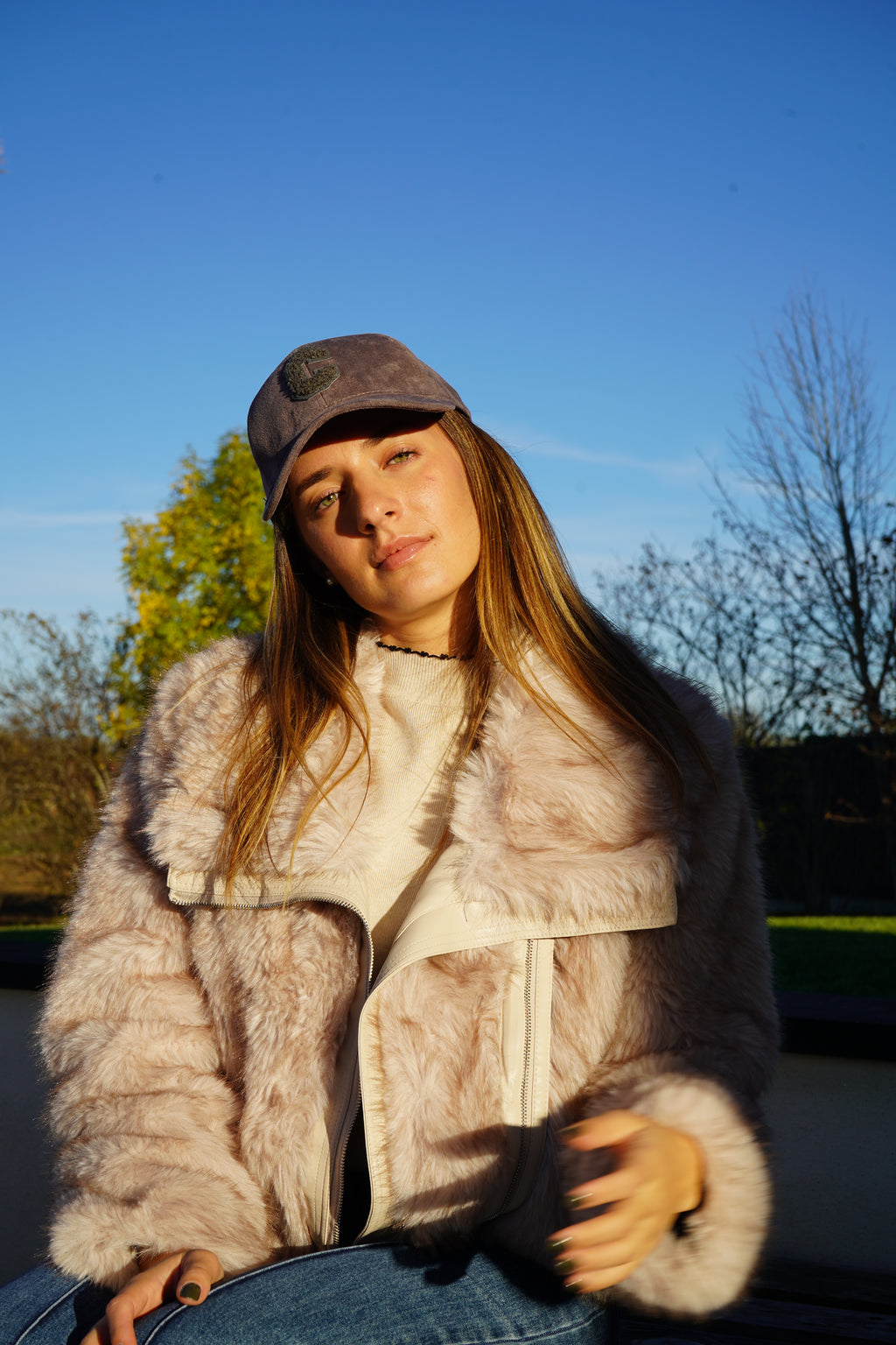 FOURRURE OLIVIA - CRÈME