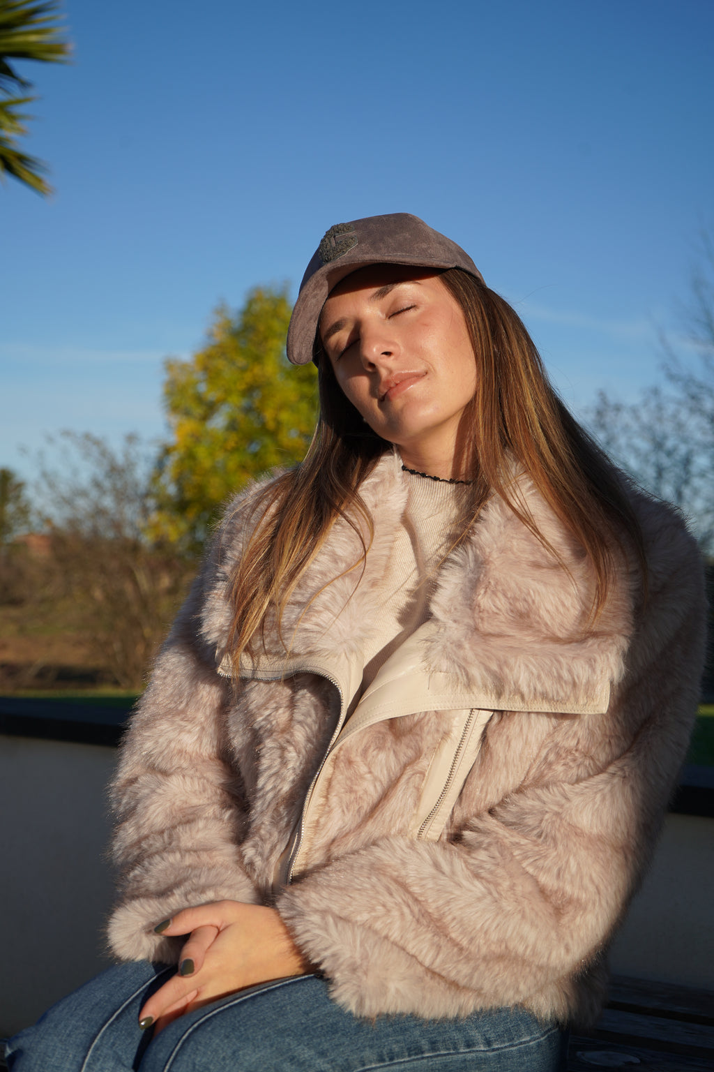 FOURRURE OLIVIA - CRÈME