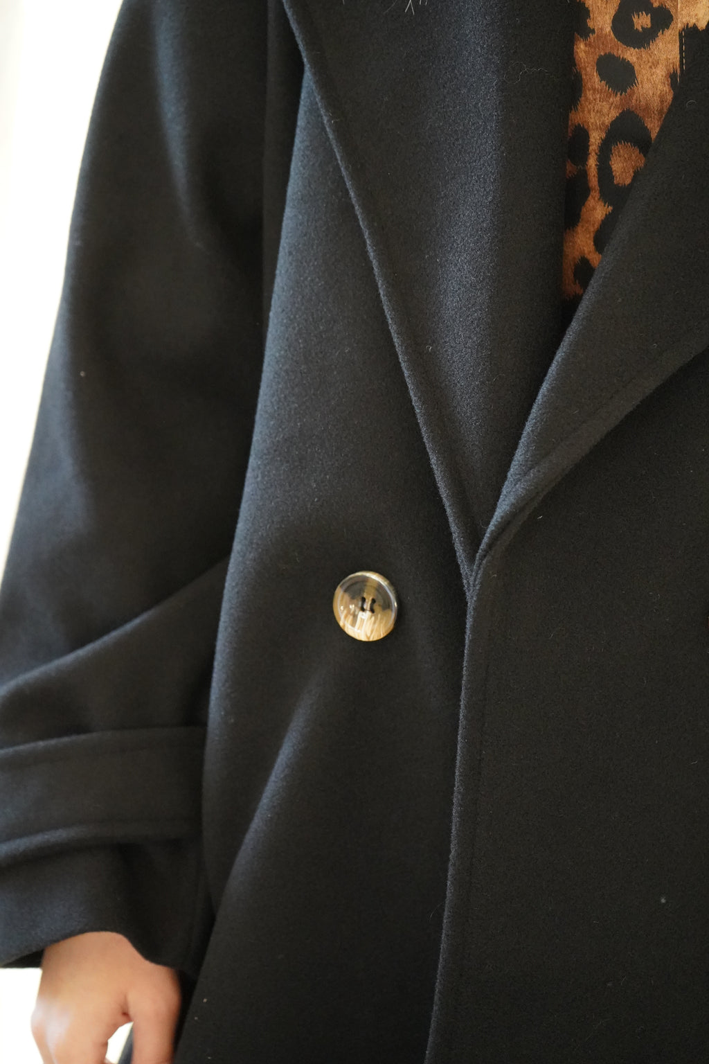 MANTEAU LONG - NOIR