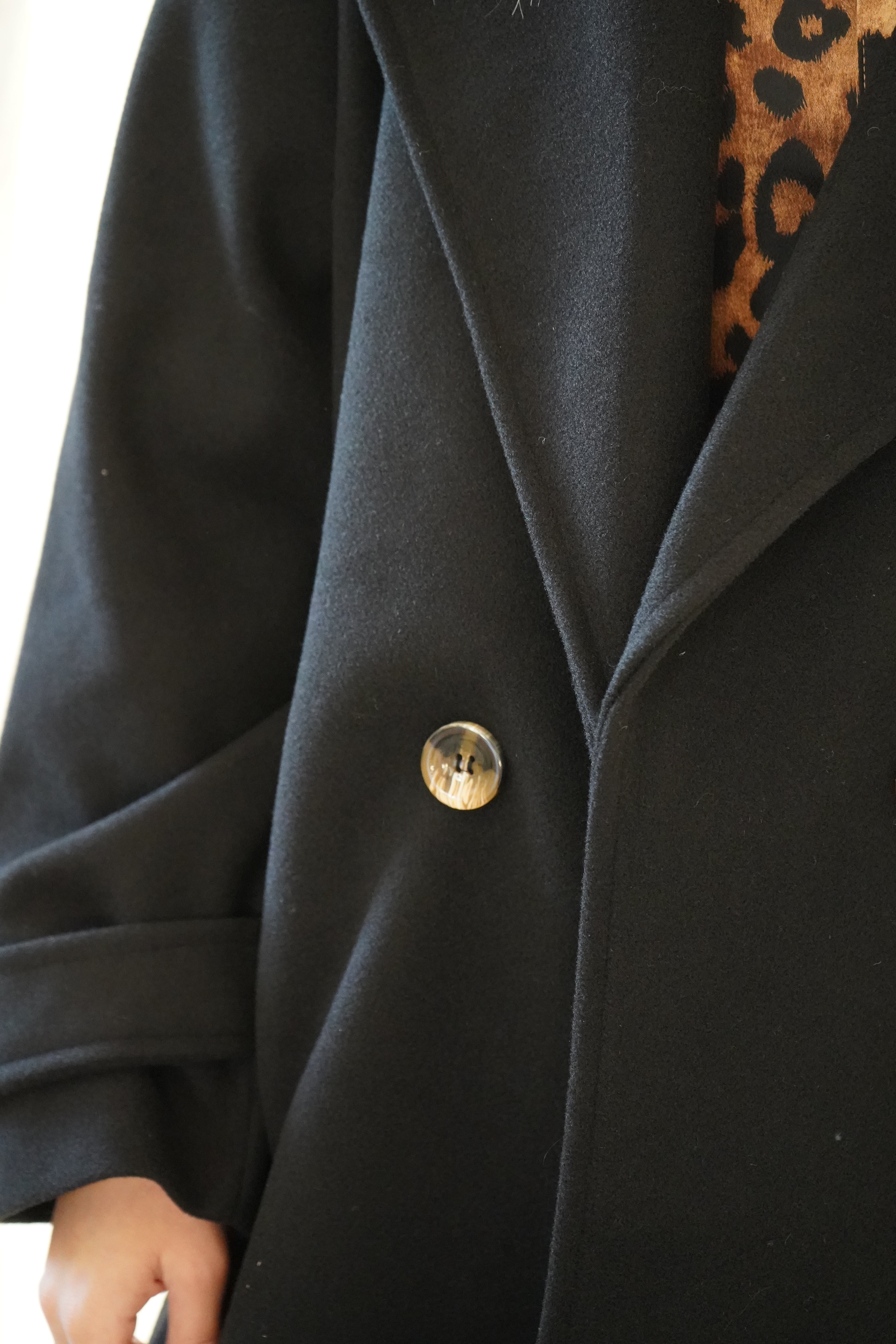 MANTEAU LONG - NOIR
