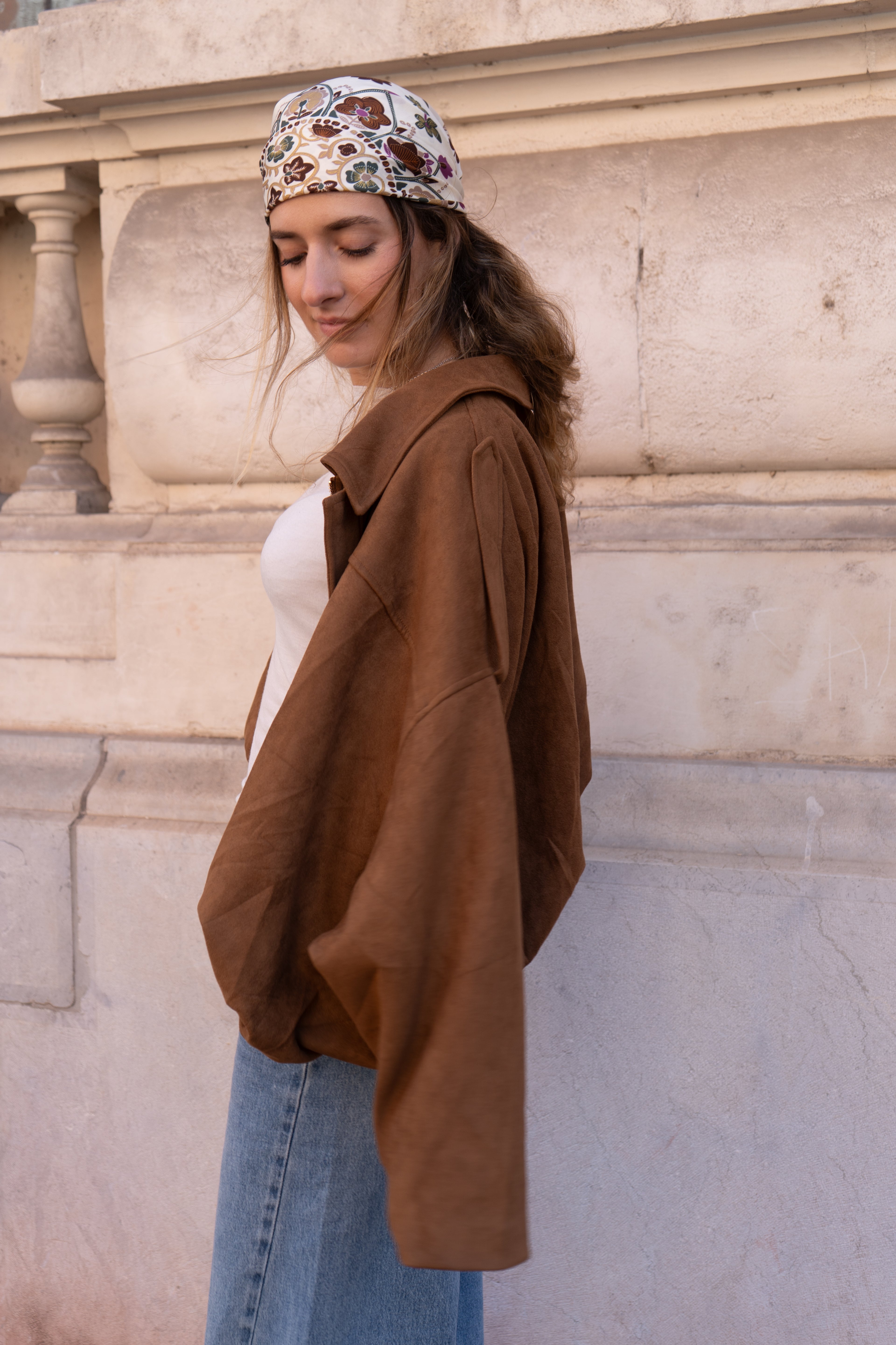 VESTE DAIM FANNY
