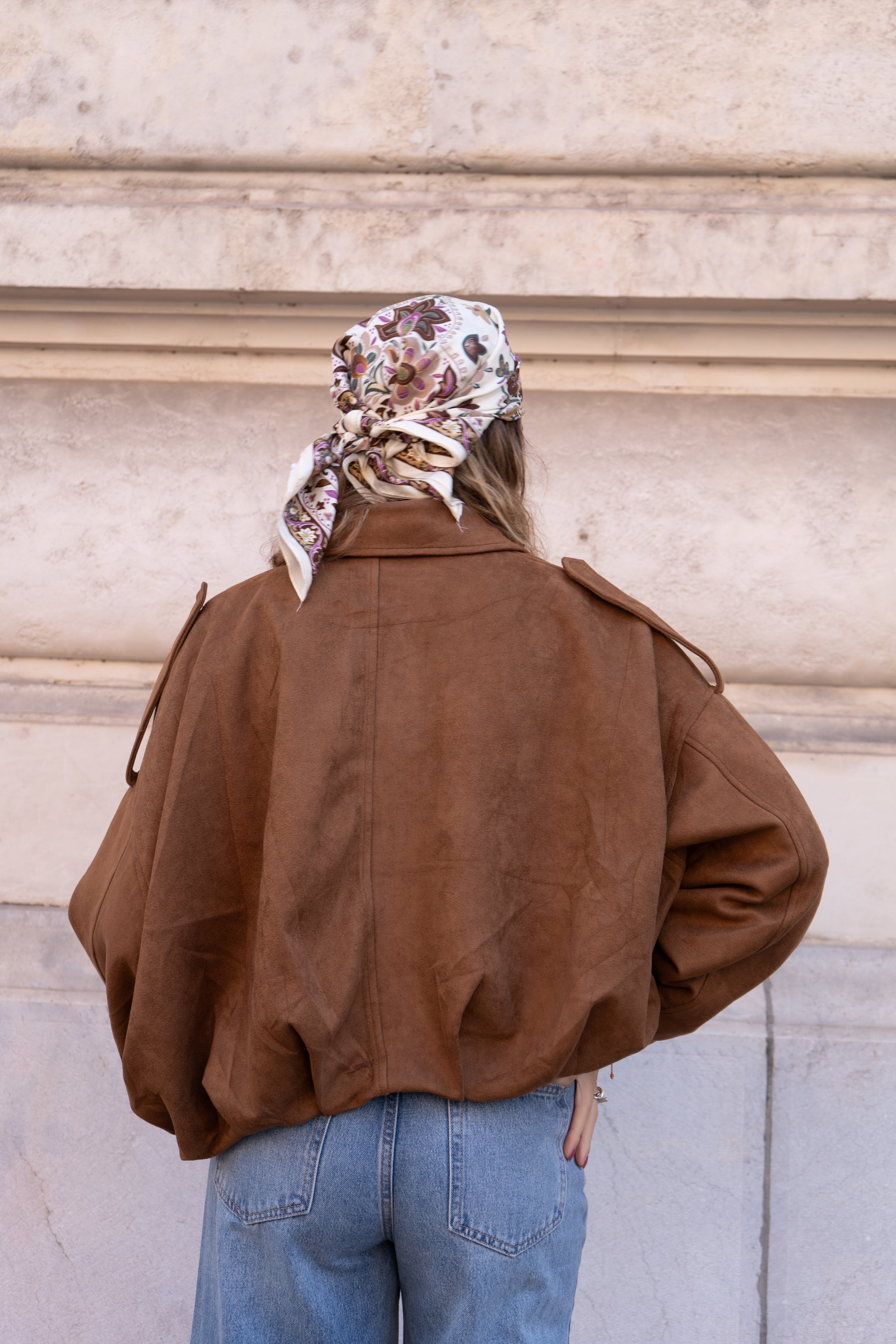 VESTE DAIM FANNY