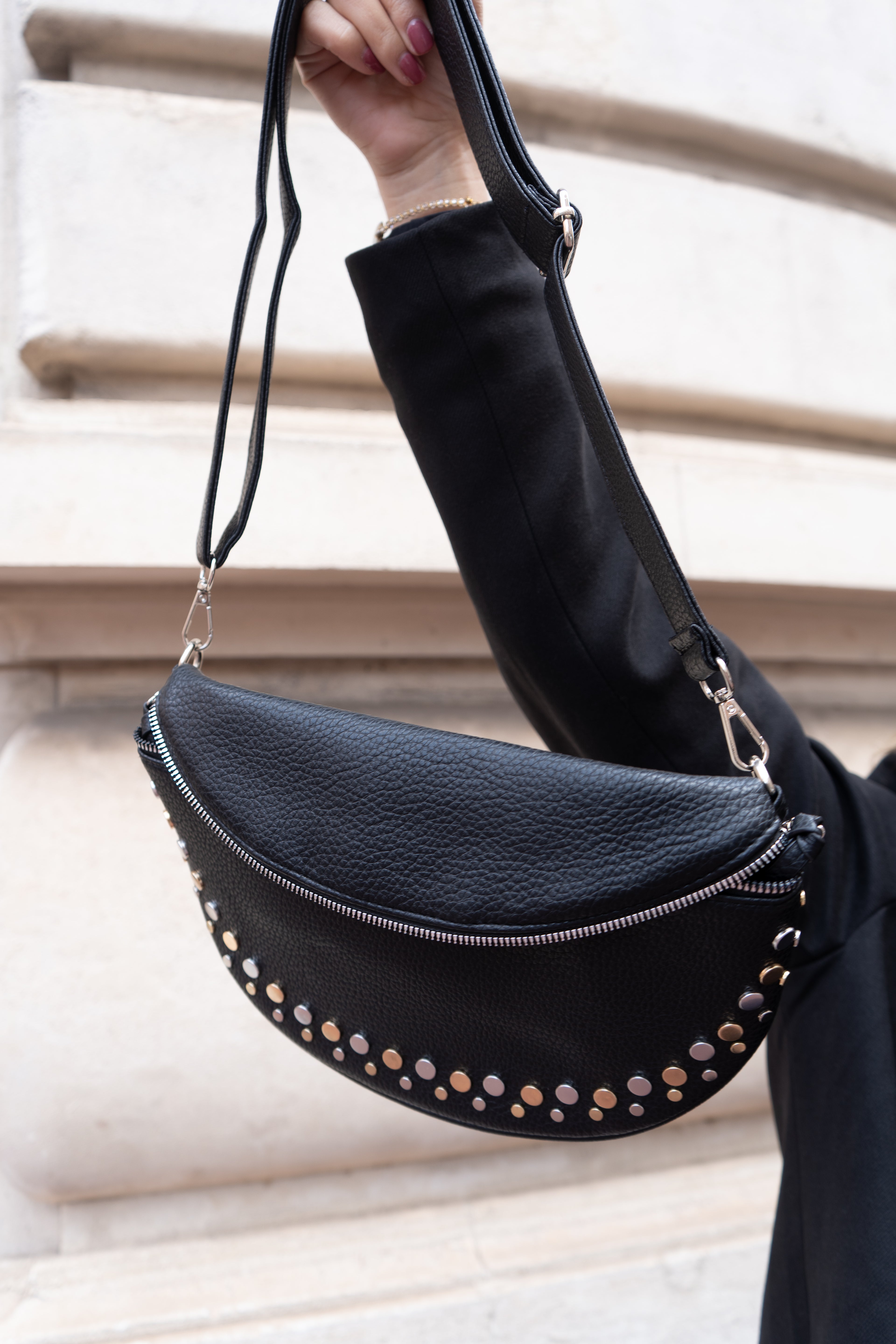 SAC BANANE -  NOIR