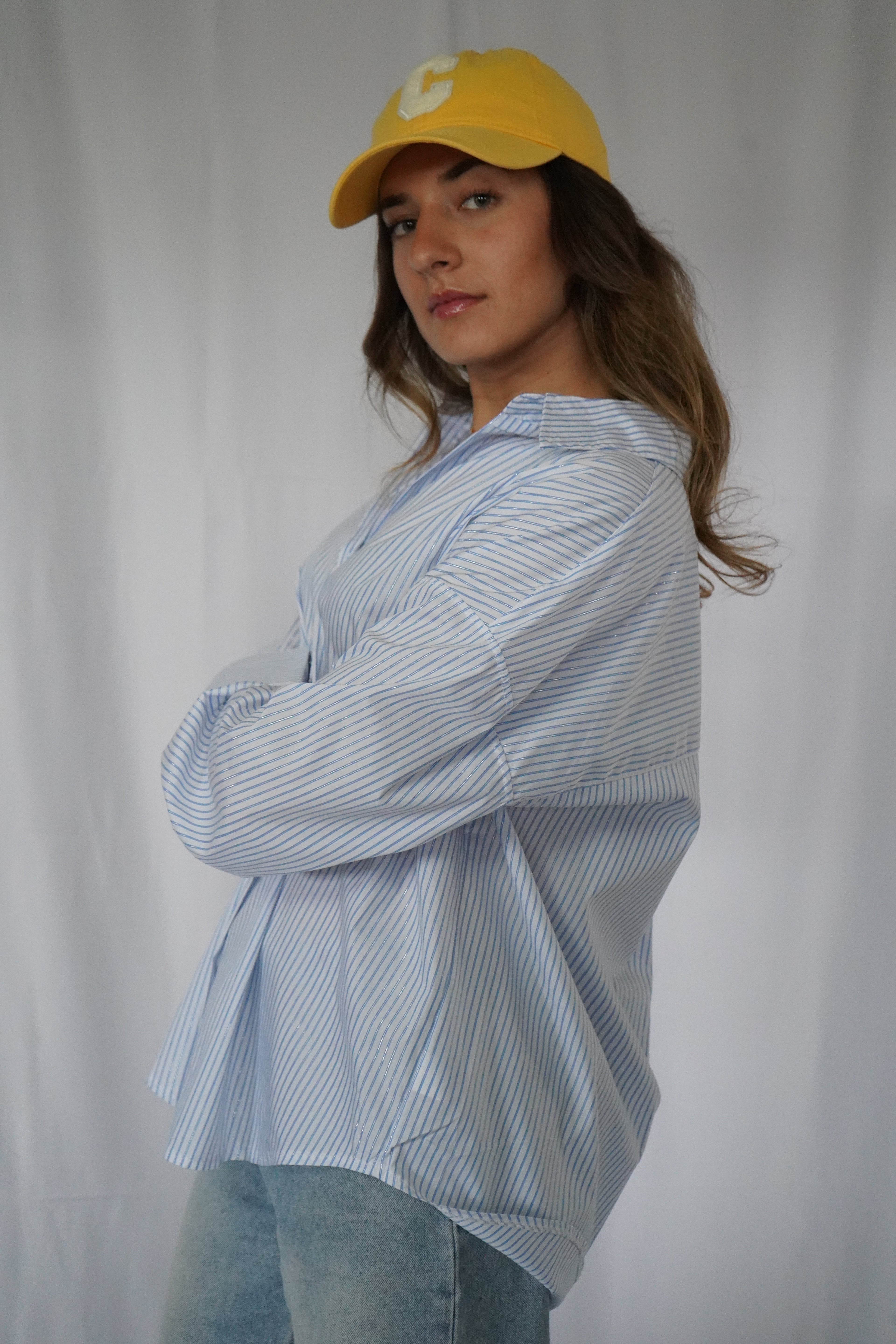 CHEMISE CARLA - BLEU