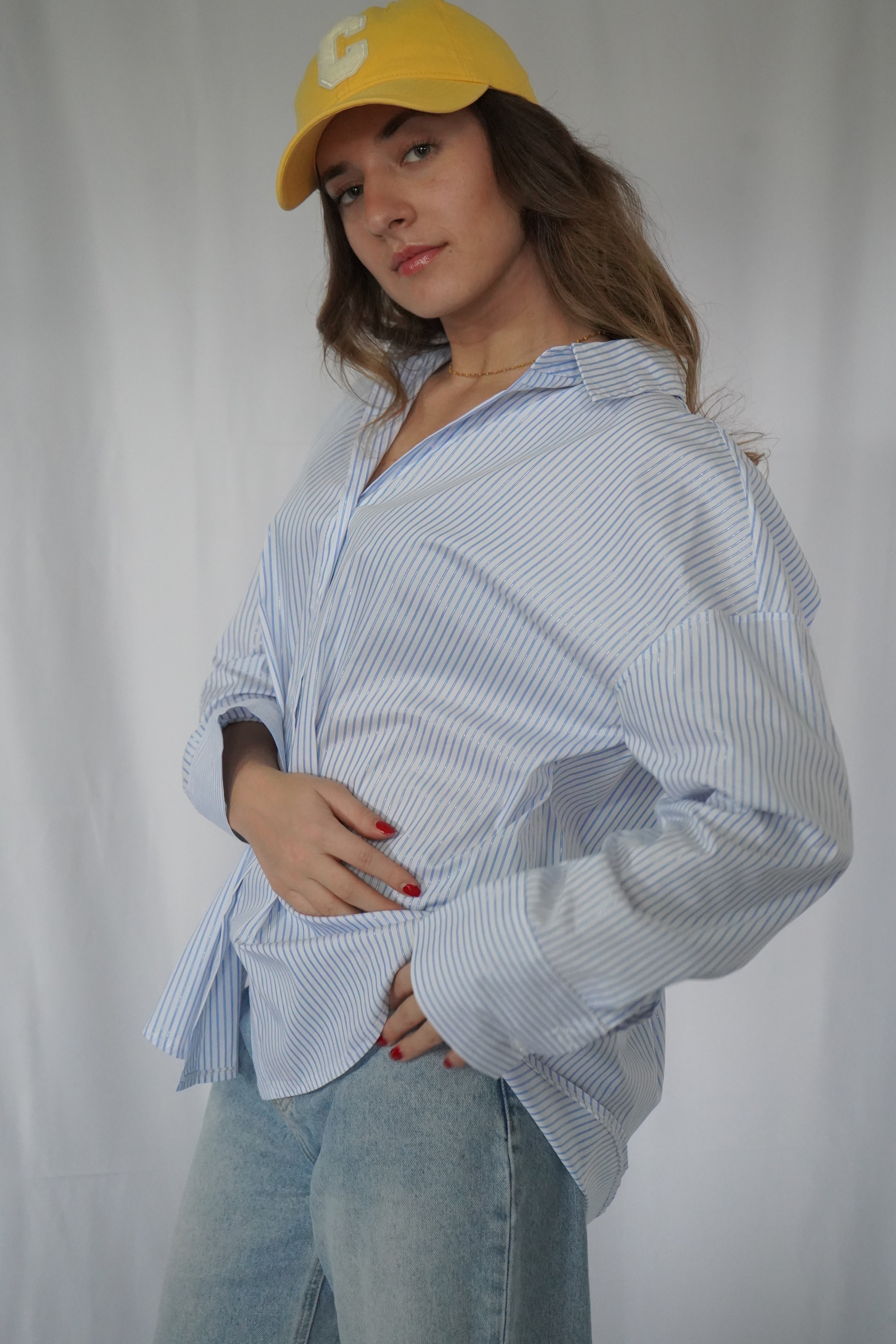 CHEMISE CARLA - BLEU