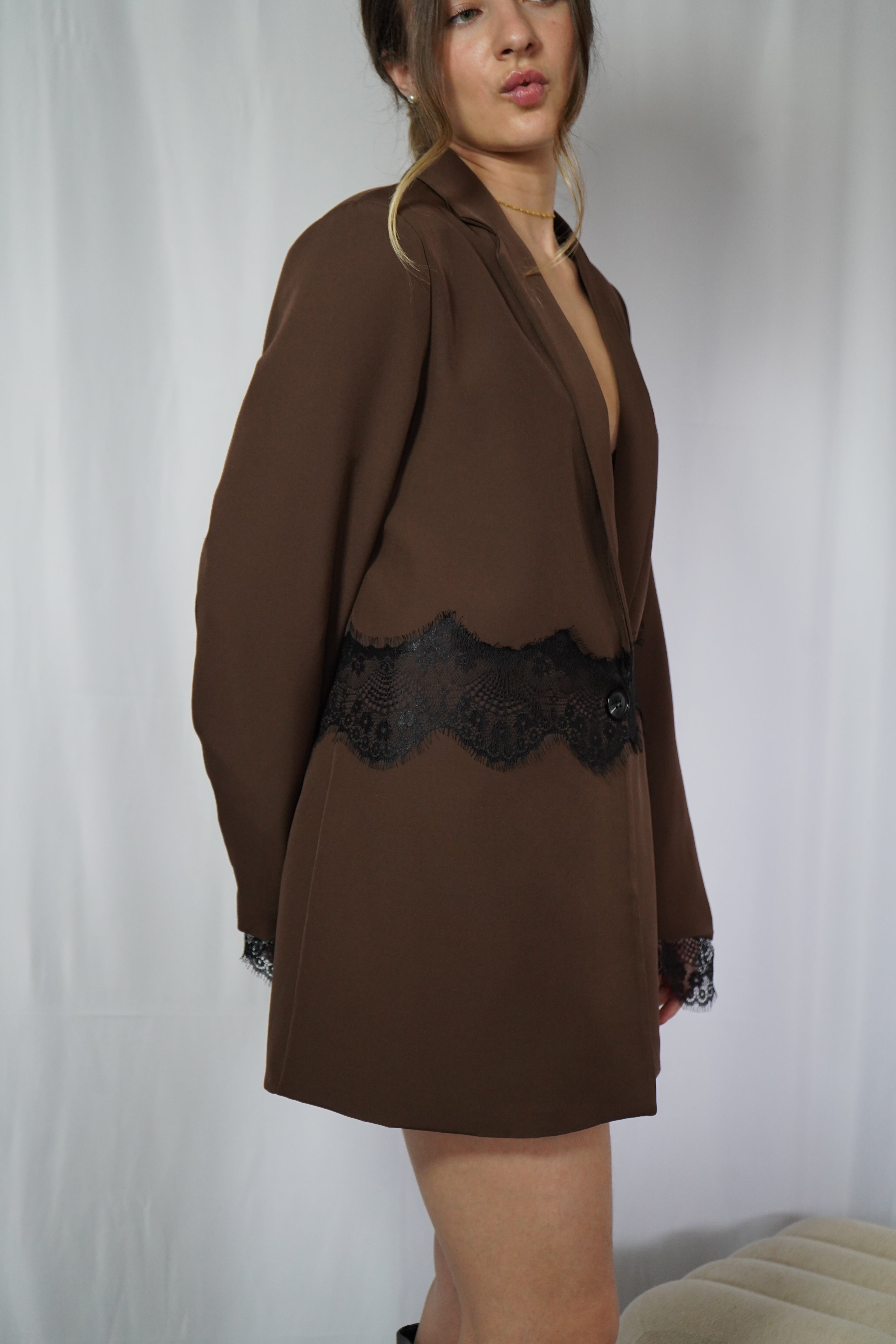 BLAZER IRIS MARRON