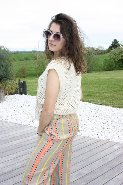 PANTALON LUCIE - BEIGE