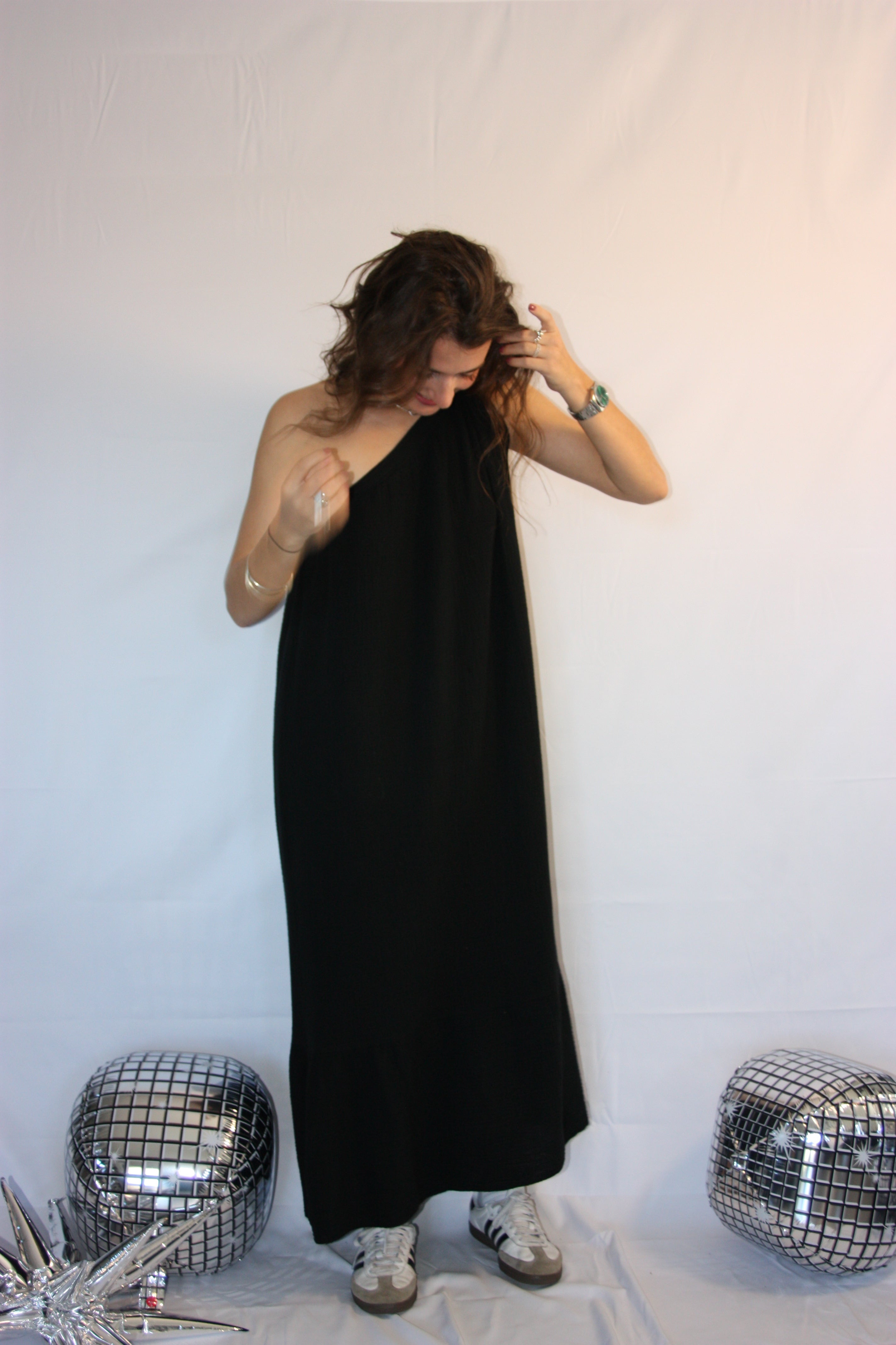 ROBE LINA - NOIR