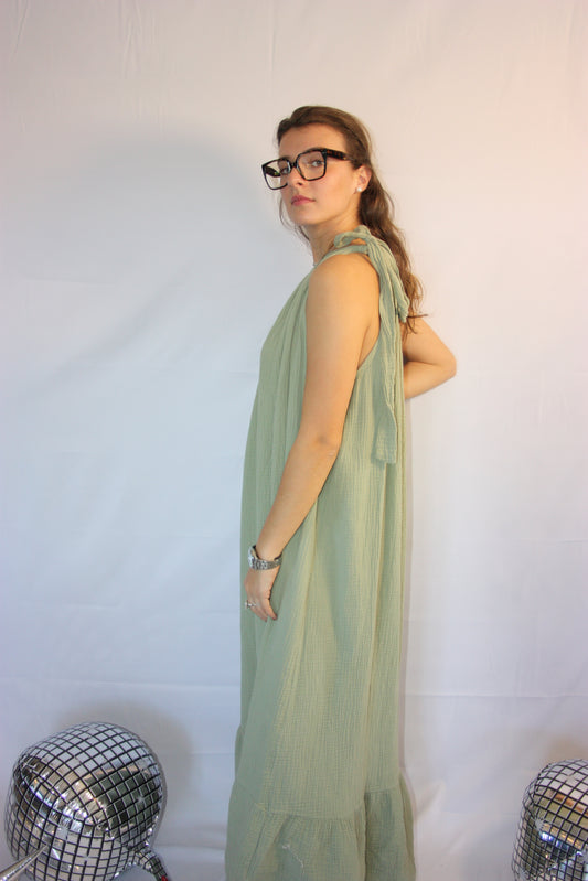 ROBE LINA - VERTE