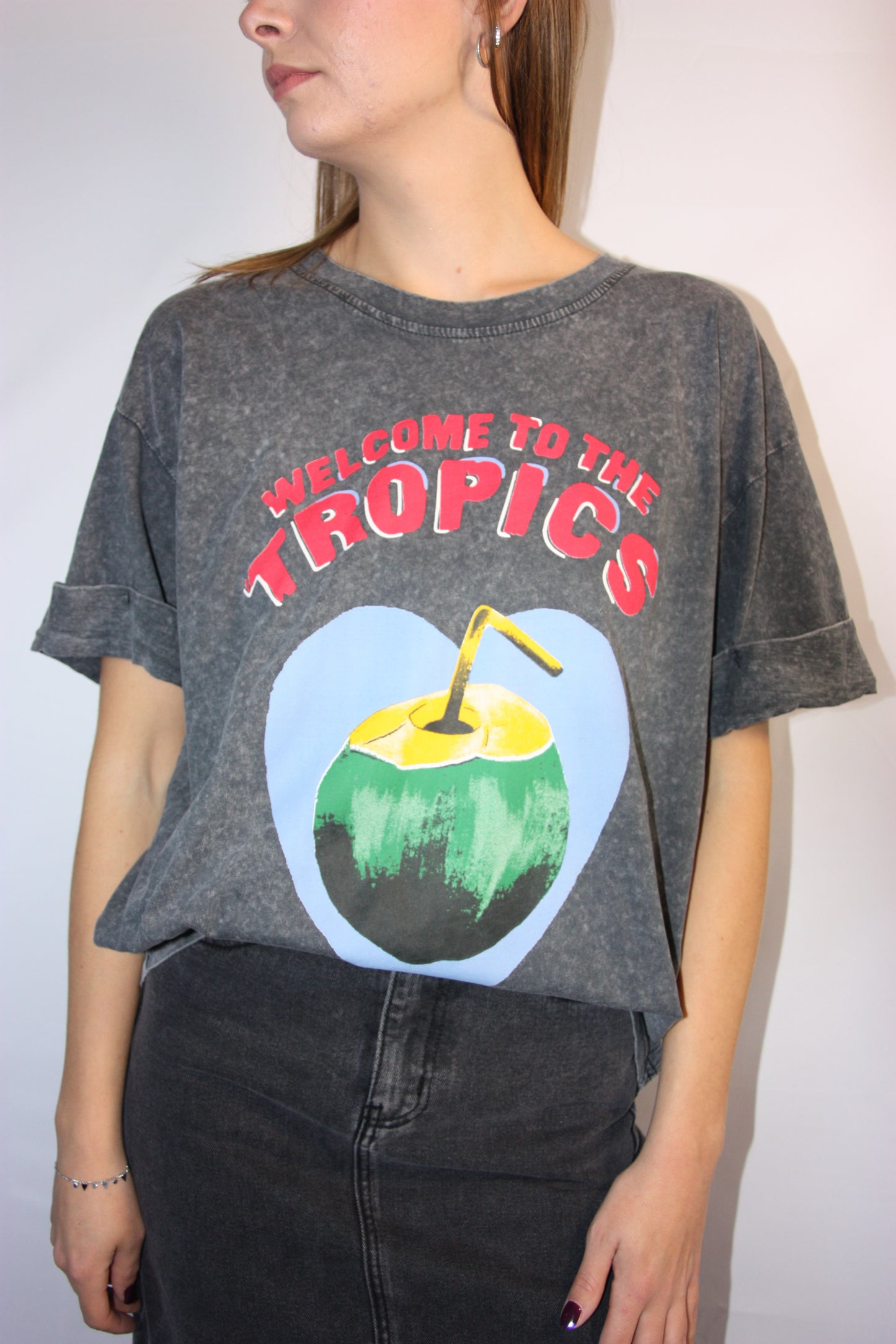 T-SHIRT TROPICAL NOIR 🍹