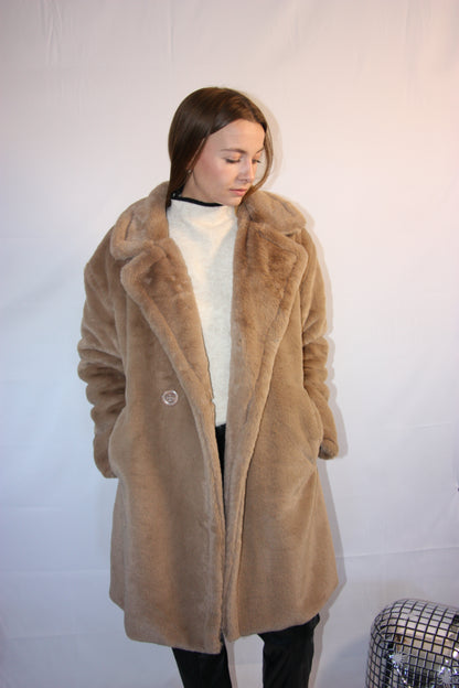 MANTEAU JADE - MARRON