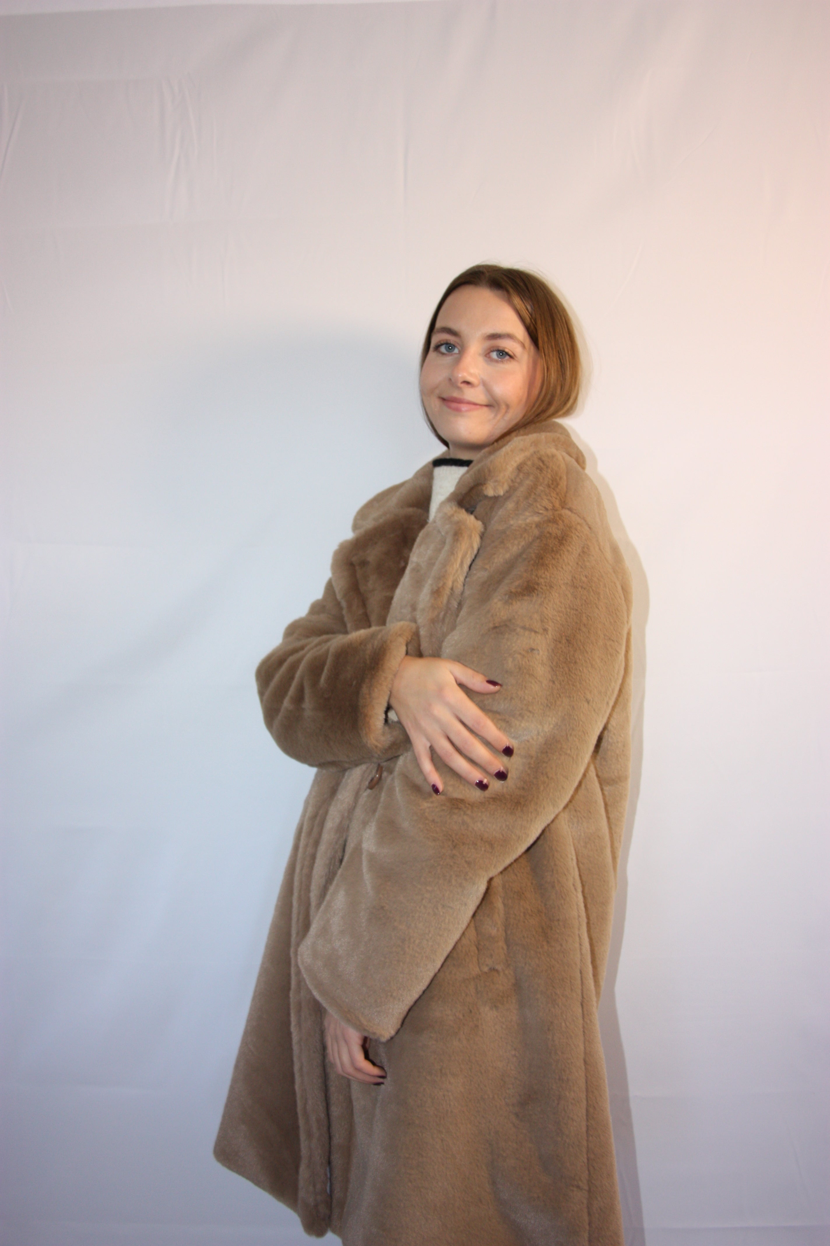 MANTEAU JADE - MARRON